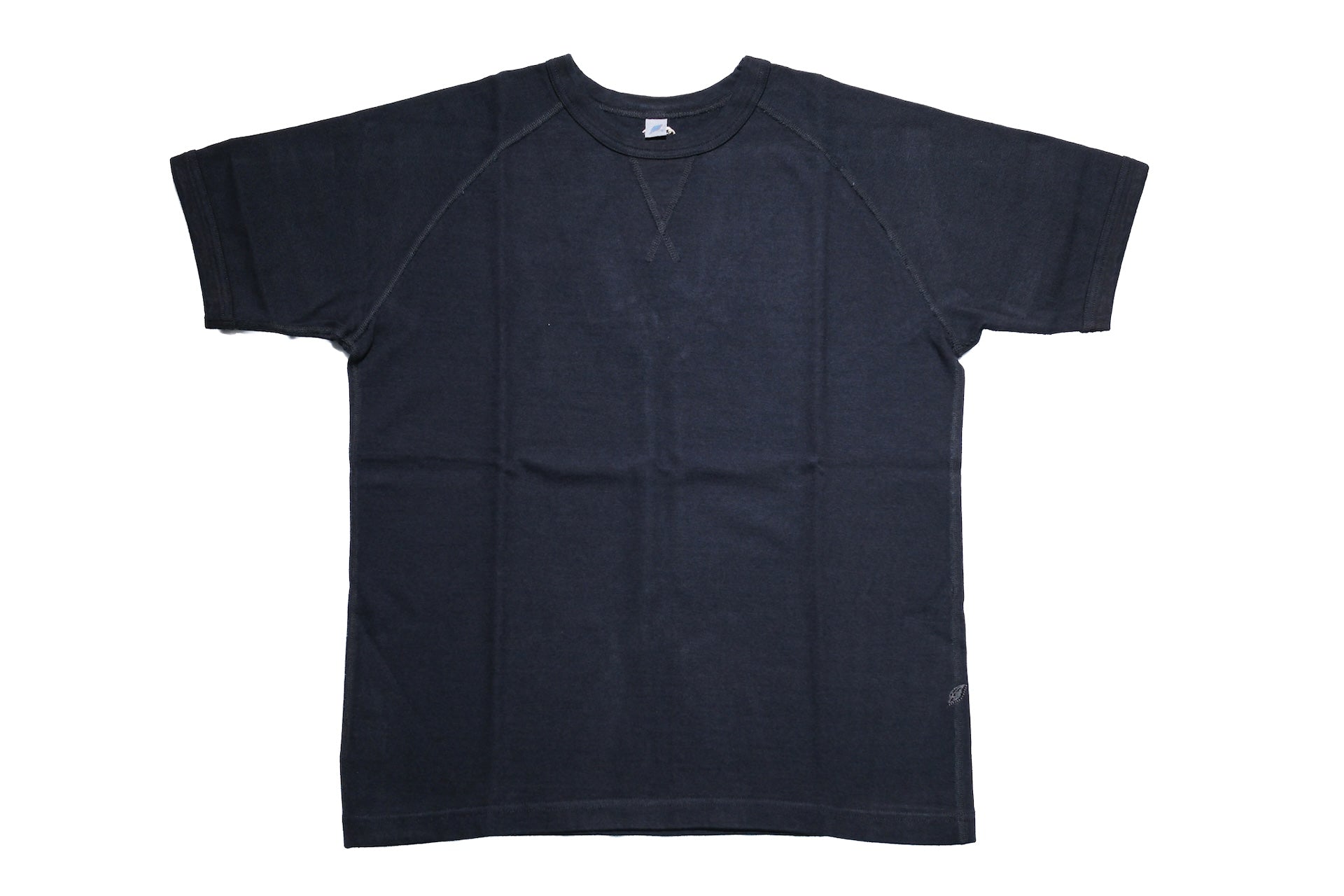 Pure Blue Japan 11oz Heavyweight “Raglan Style” S/S Tee (Black Overdyed)