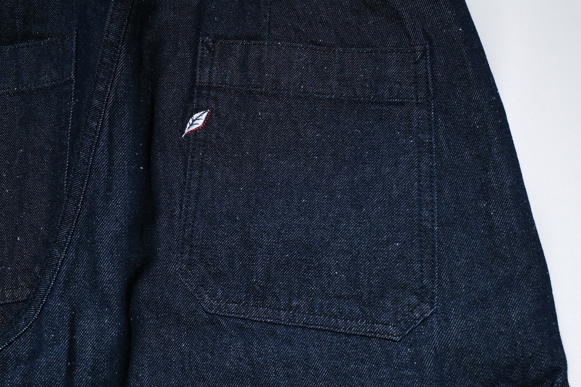 Pure Blue Japan 10oz Indigo Dyed Nep Denim Utility Work Trousers (Grand Indigo)