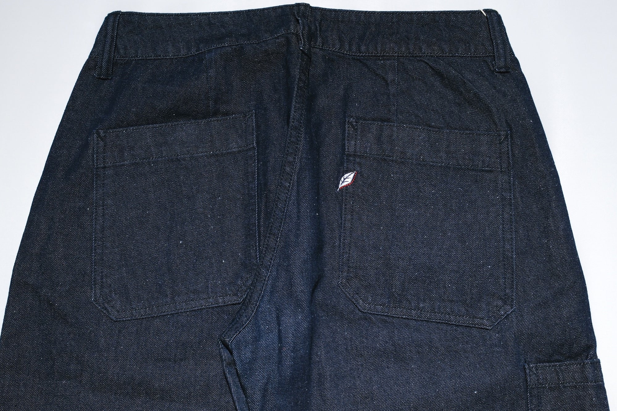 Pure Blue Japan 10oz Indigo Dyed Nep Denim Utility Work Trousers (Grand Indigo)