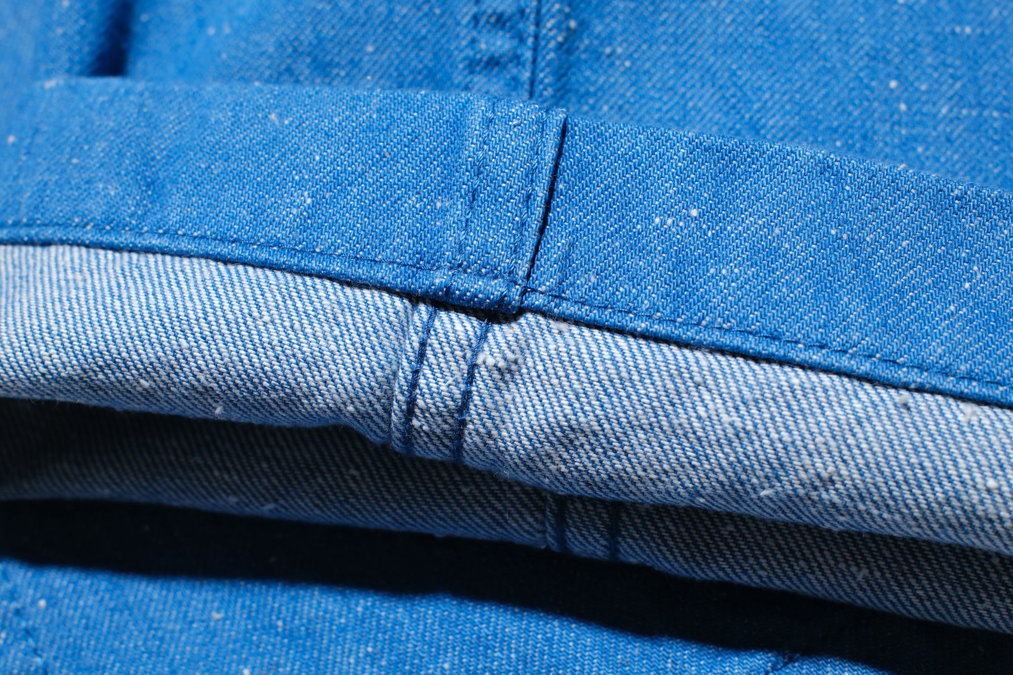 Pure Blue Japan 10oz Indigo Dyed Nep Denim Utility Work Trousers (Genuine Indigo)