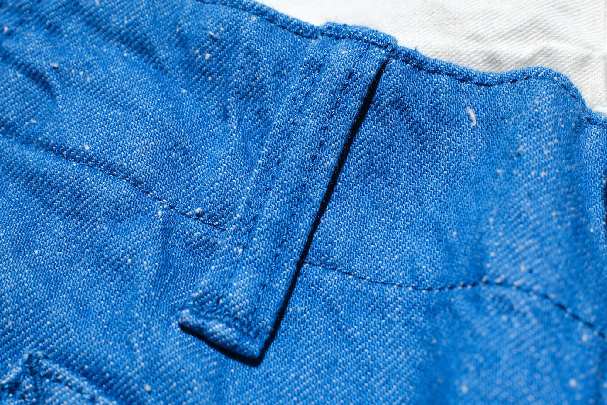 Pure Blue Japan 10oz Indigo Dyed Nep Denim Utility Work Trousers (Genuine Indigo)