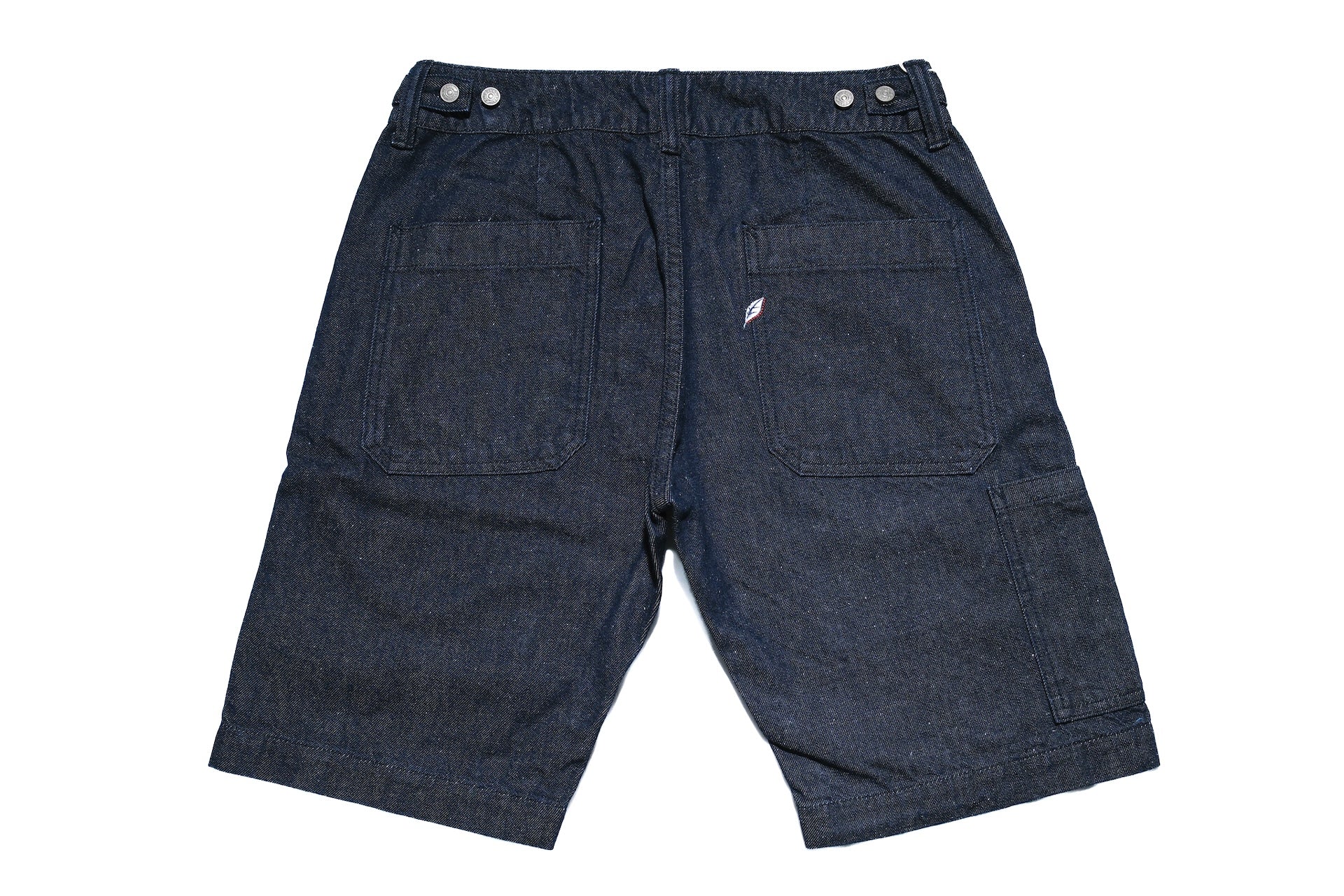 Pure Blue Japan 10oz Indigo Dyed Nep Denim Utility Shorts (Grand Indigo)