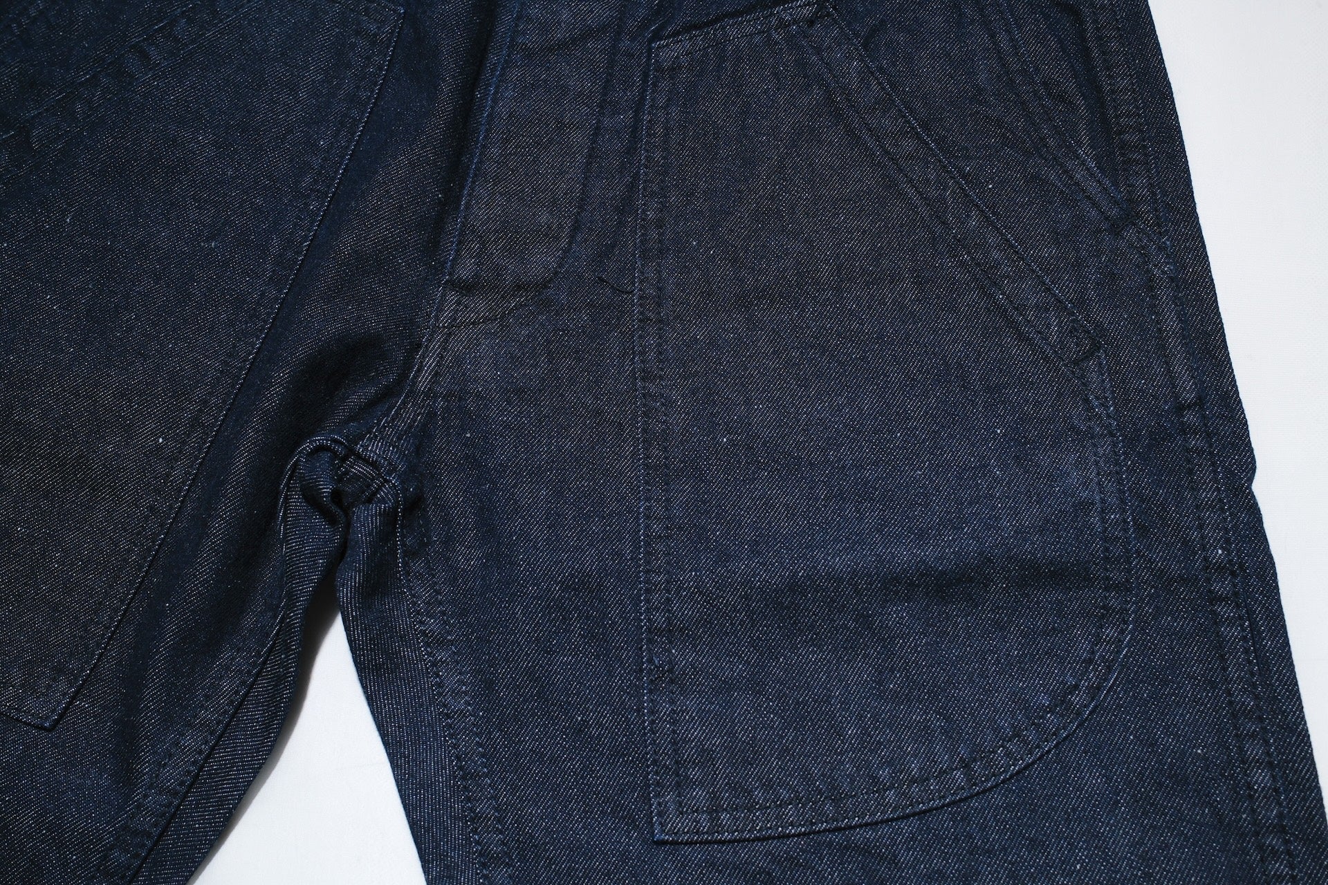 Pure Blue Japan 10oz Indigo Dyed Nep Denim Utility Shorts (Grand Indigo)