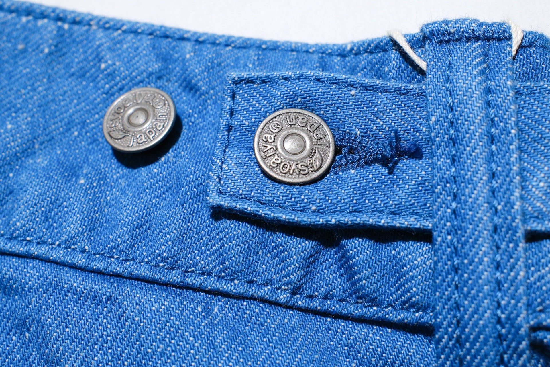 Pure Blue Japan 10oz Indigo Dyed Nep Denim Utility Shorts (Genuine Indigo)
