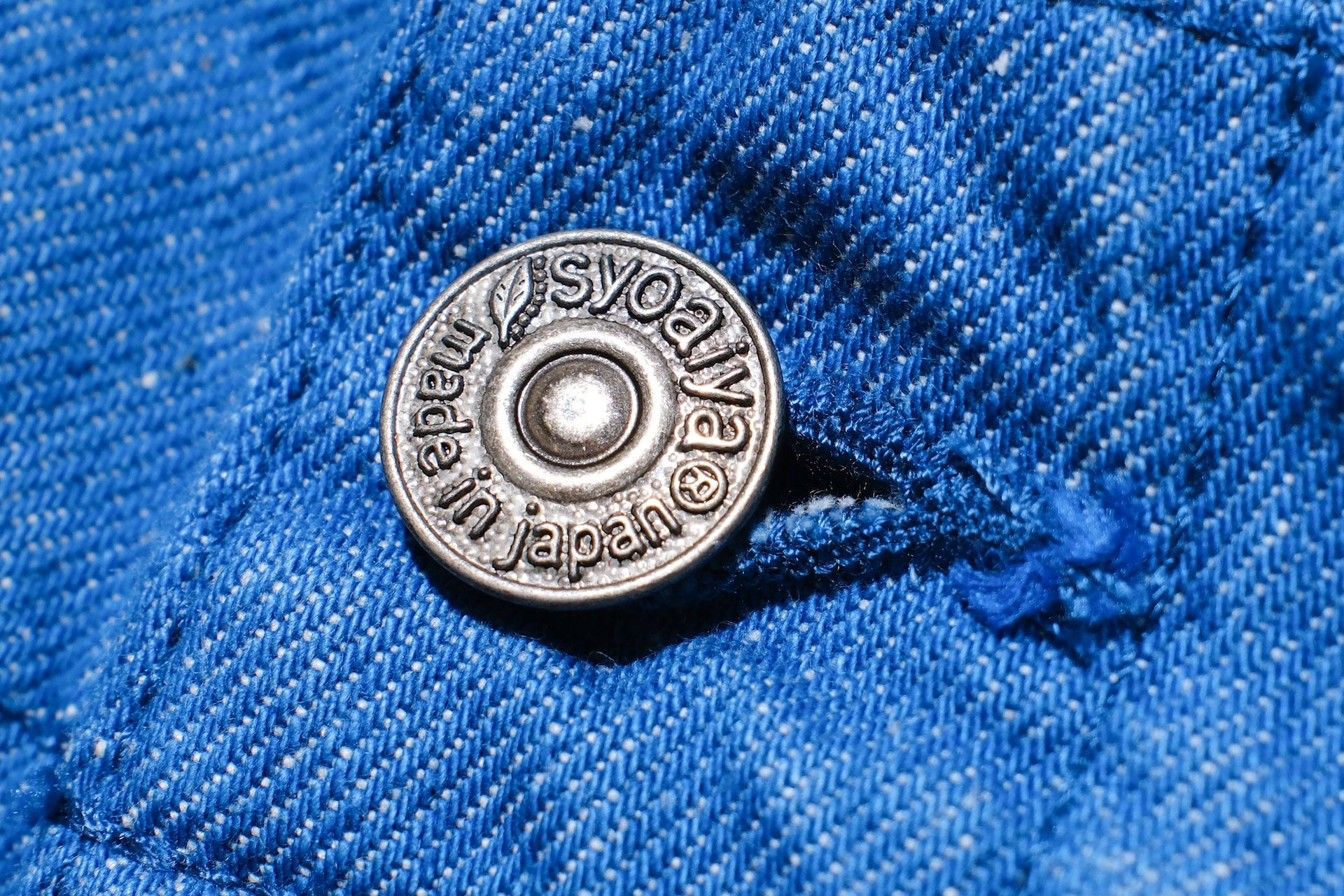 Pure Blue Japan 10oz Indigo Dyed Nep Denim Utility Shorts (Genuine Indigo)