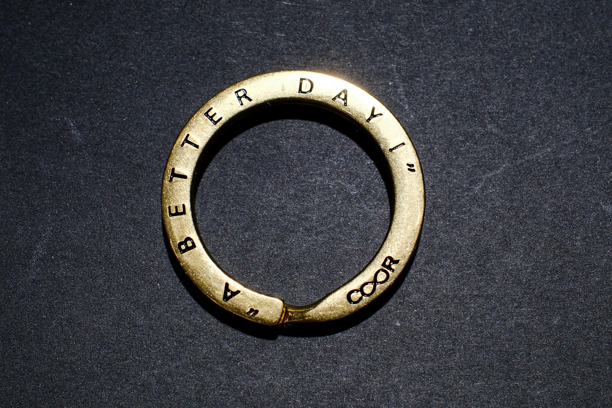 CORIGINAL G.O.T Ultra-Thick Brass Key Ring