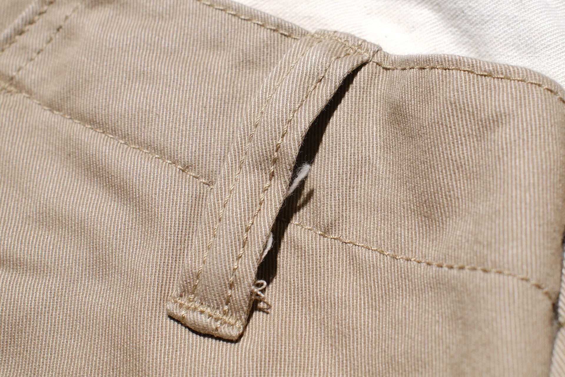 Pure Blue Japan 11oz “Dry-Touch” High-Density Chino Trousers (Light Beige)