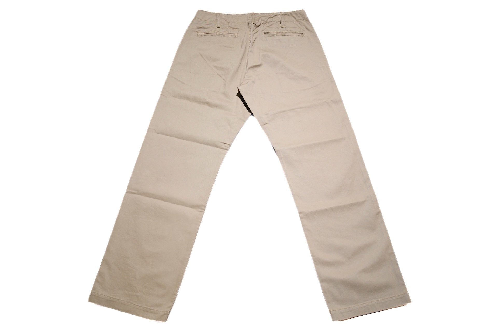Pure Blue Japan 11oz “Dry-Touch” High-Density Chino Trousers (Light Beige)