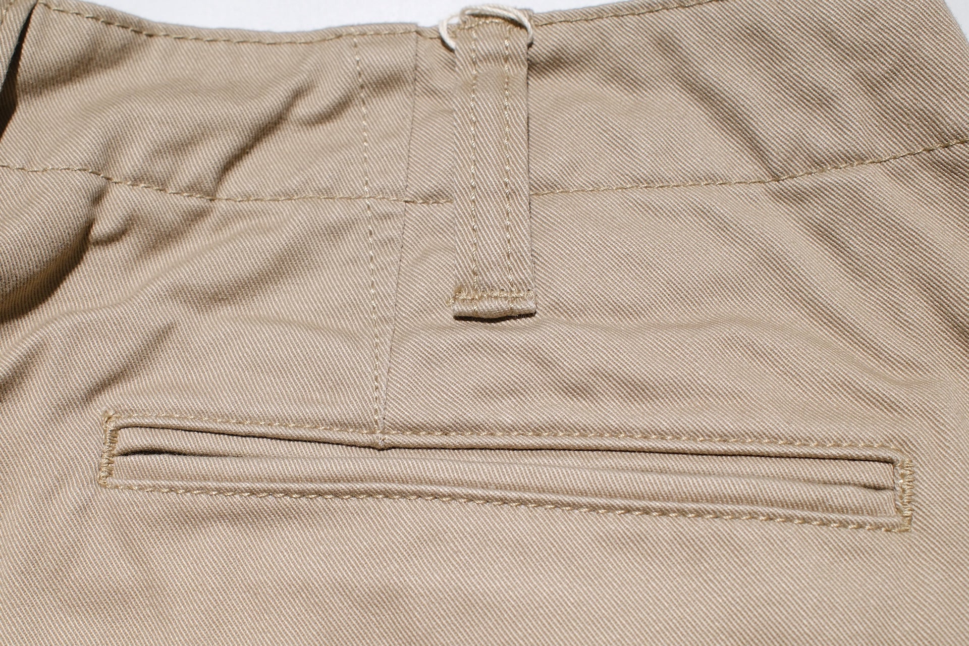 Pure Blue Japan 11oz “Dry-Touch” High-Density Chino Trousers (Light Beige)