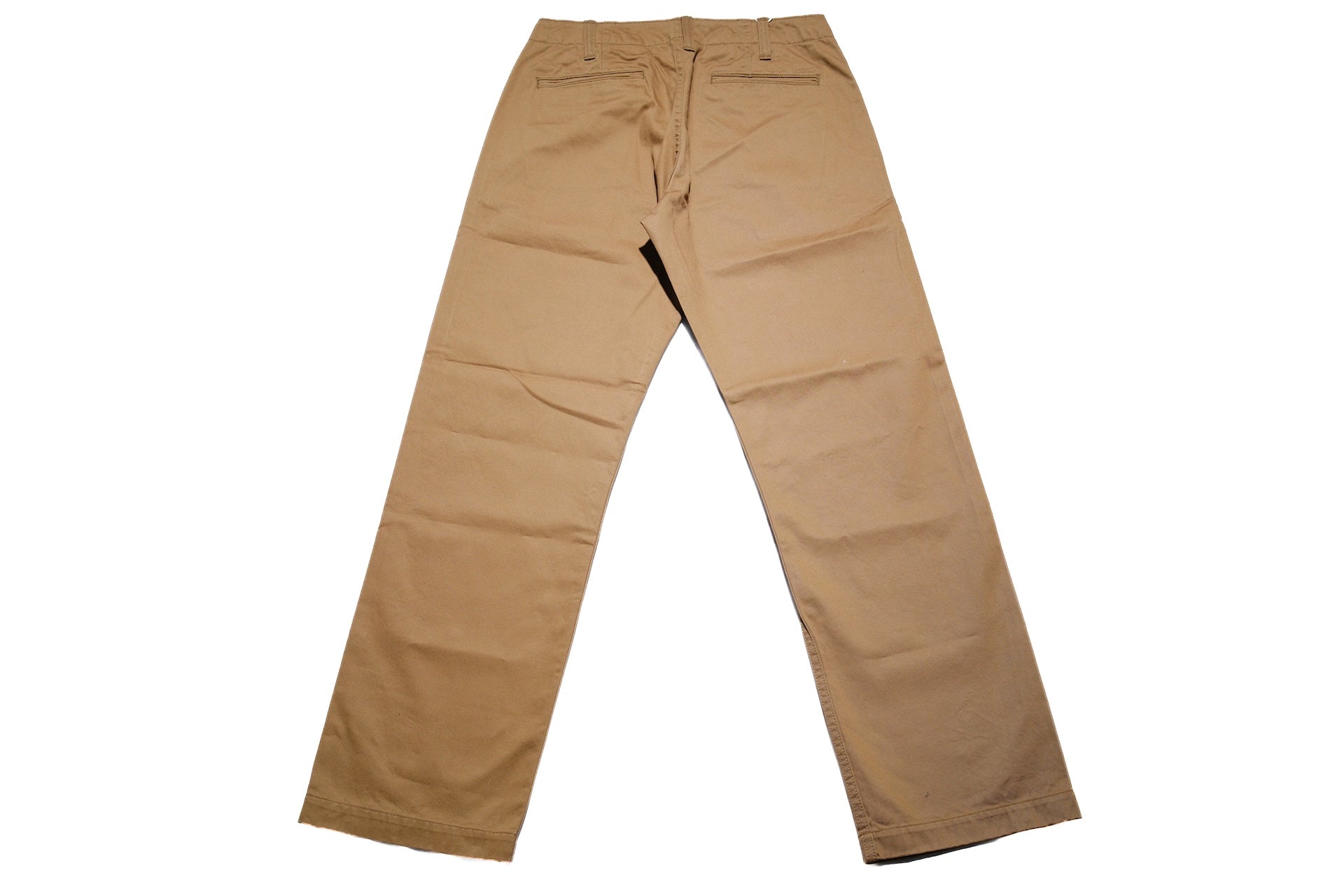 Pure Blue Japan 11oz “Dry-Touch” High-Density Chino Trousers (Dark Camel)