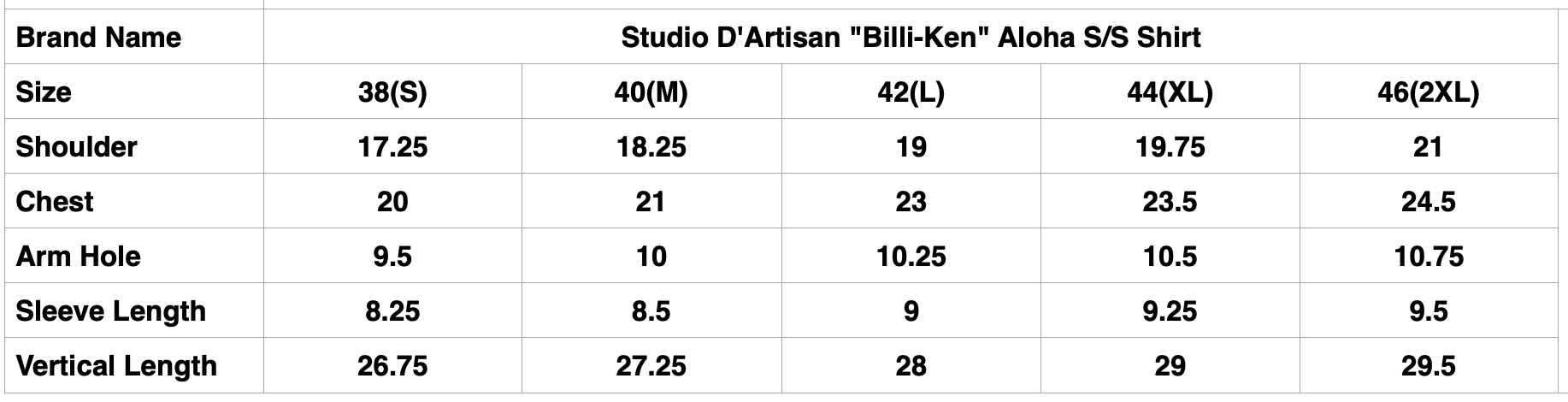 Studio D'Artisan "Billi-Ken" Aloha S/S Shirt (Ivory)