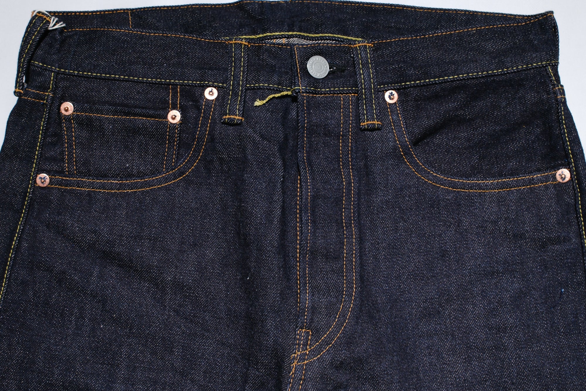RAGGY CLOTHING 14oz Indigo Dyed “Mild-Nep” Z01XX Denim (Modern Straight fit)