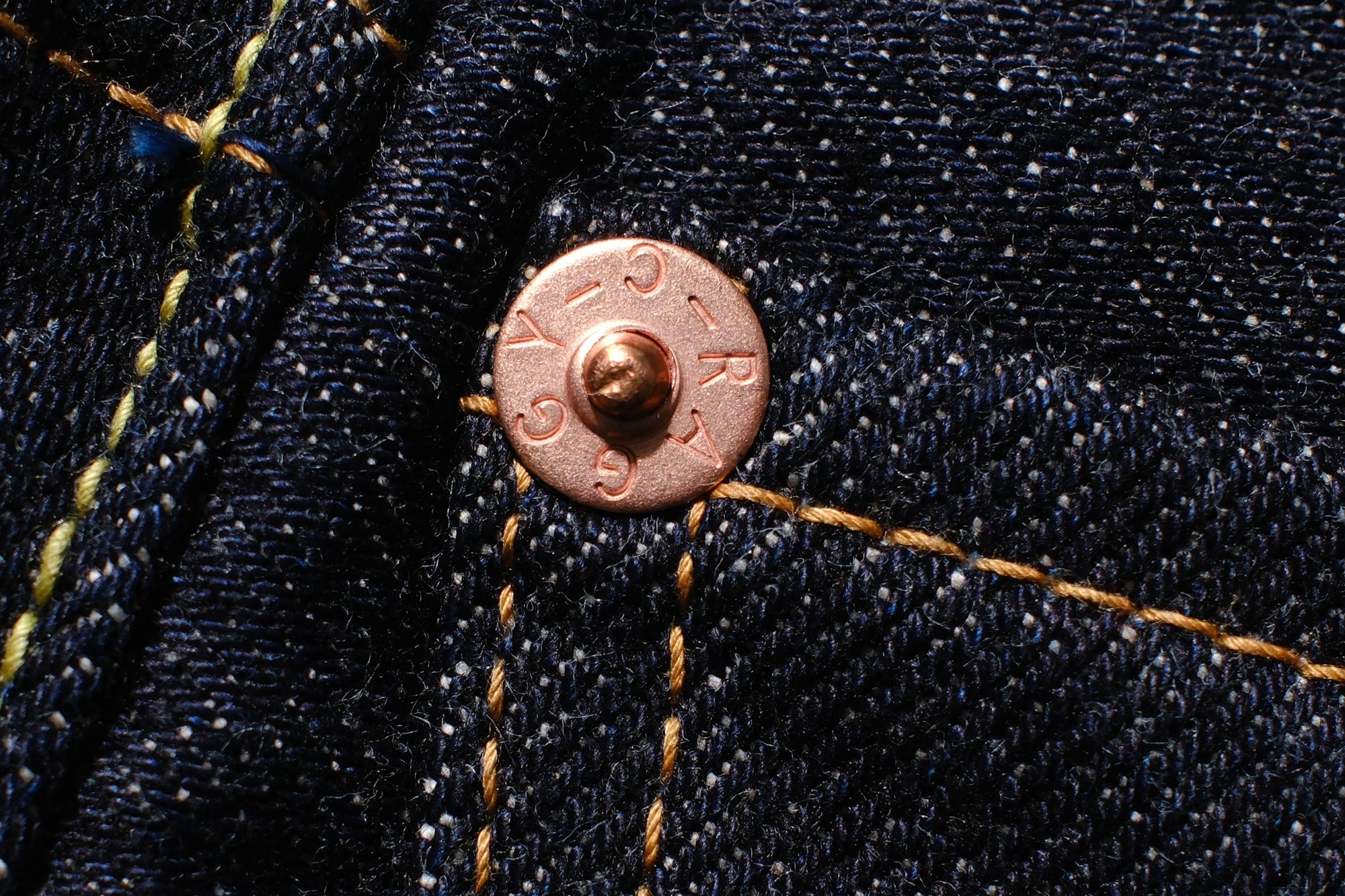 RAGGY CLOTHING 14oz Indigo Dyed “Mild-Nep” Z01XX Denim (Modern Straight fit)