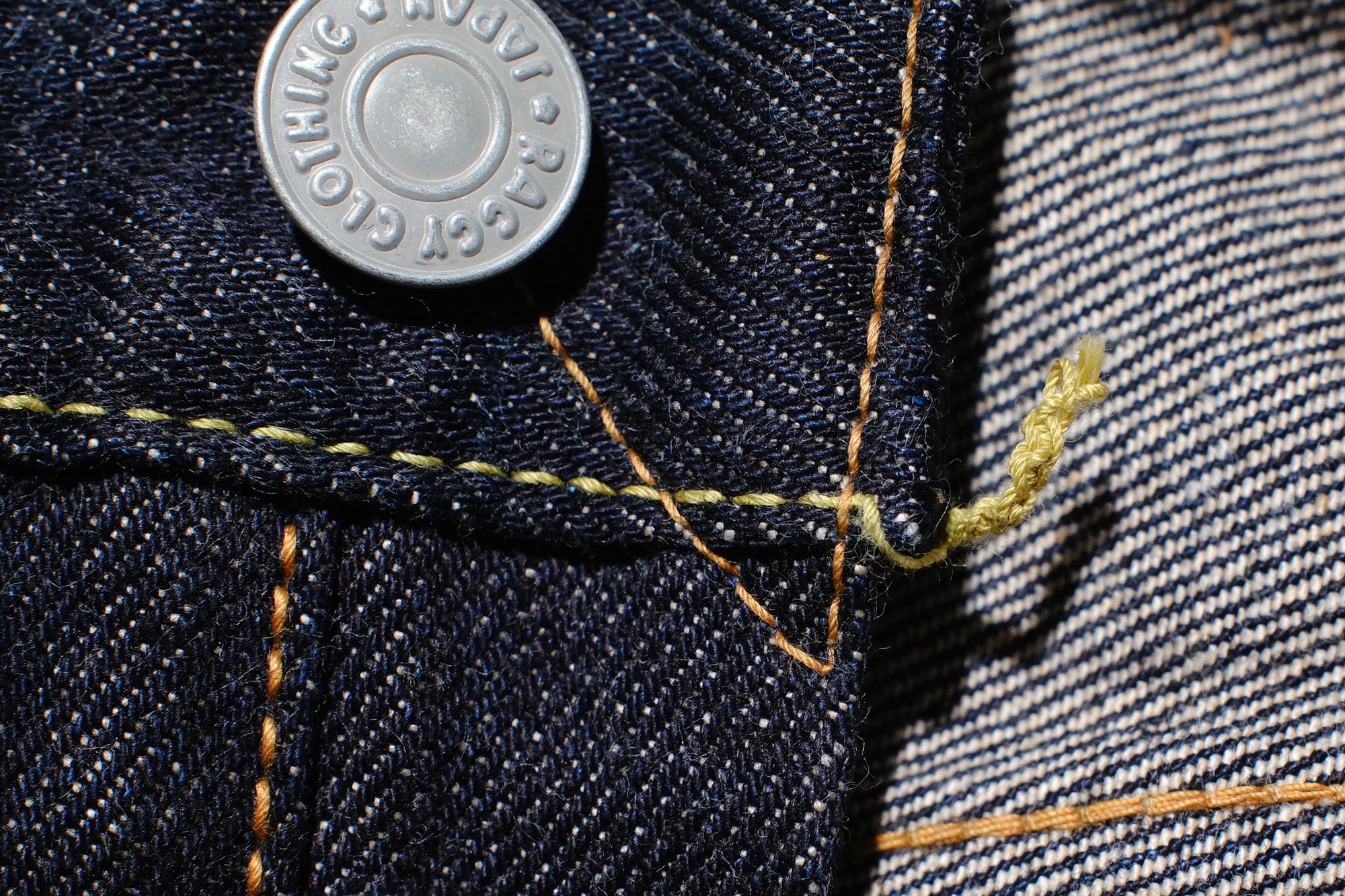 RAGGY CLOTHING 14oz Indigo Dyed “Mild-Nep” Z01XX Denim (Modern Straight fit)