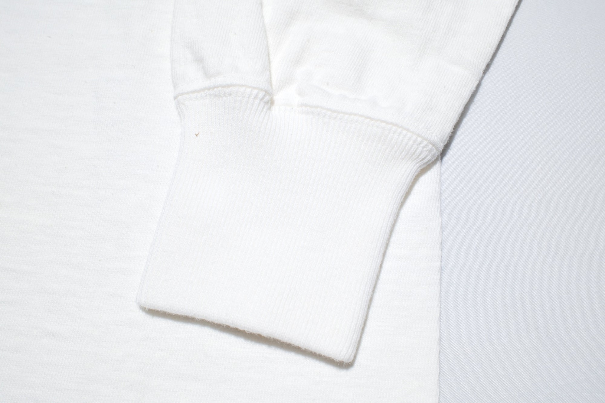 RAGGY CLOTHING 8oz "Fluffy-Sport" Loopwheeled L/S Tee (Off White)