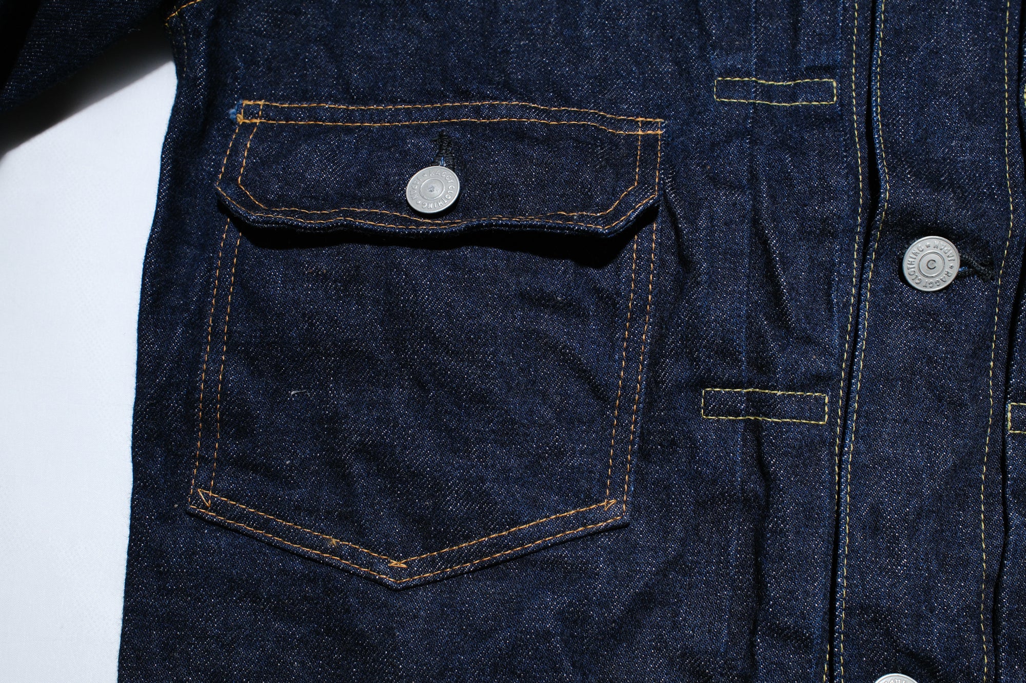 RAGGY CLOTHING 14oz Indigo Dyed “Mild-Nep” Type 2 Denim Jacket
