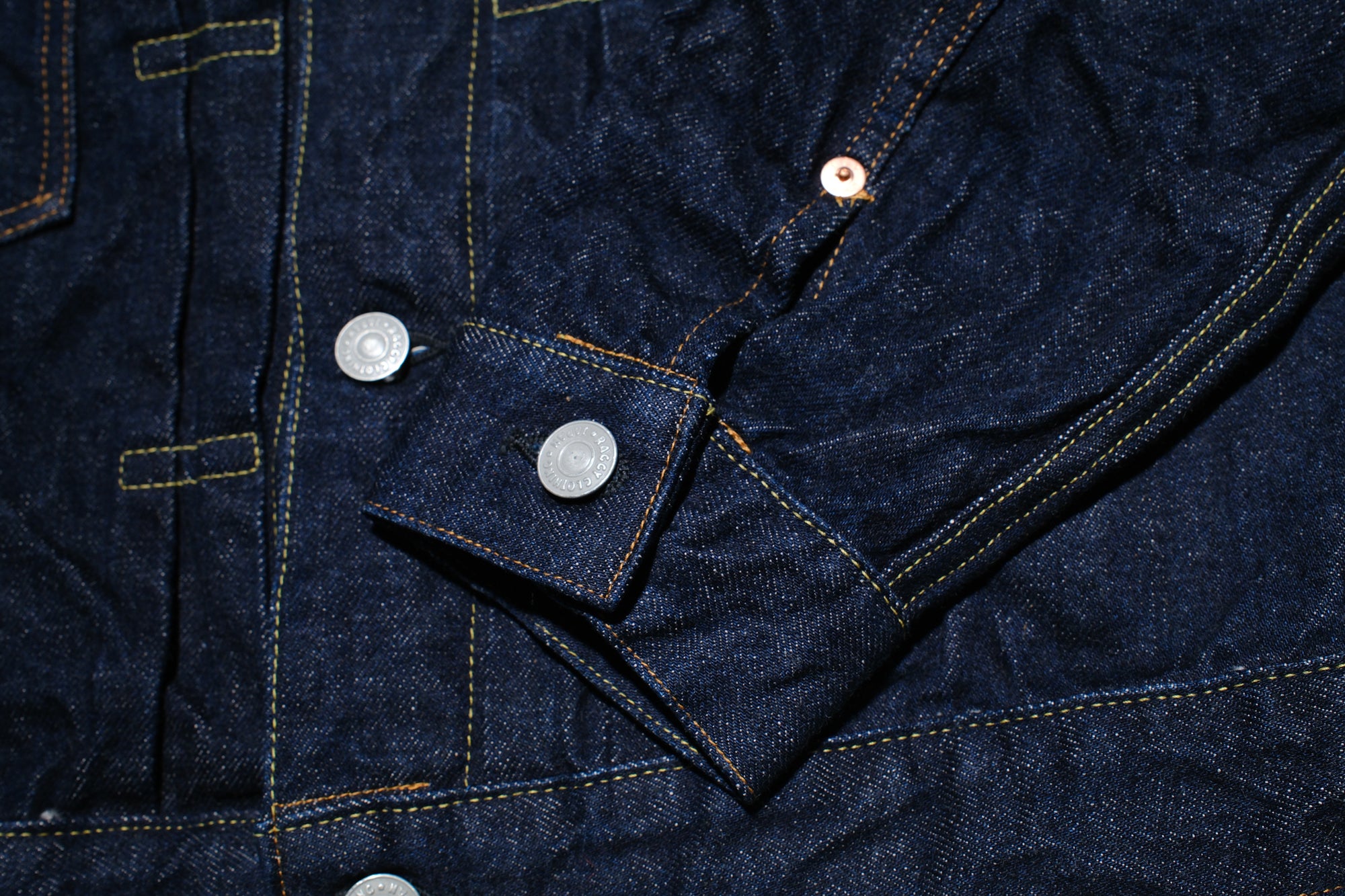 RAGGY CLOTHING 14oz Indigo Dyed “Mild-Nep” Type 2 Denim Jacket