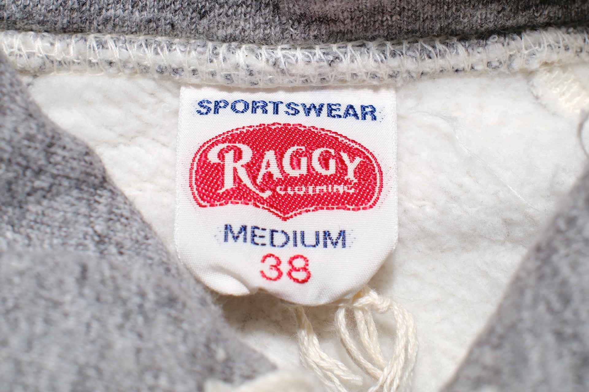 RAGGY CLOTHING 14oz “Pound Cake” Loopwheeled Pullover (Mottle Grey)