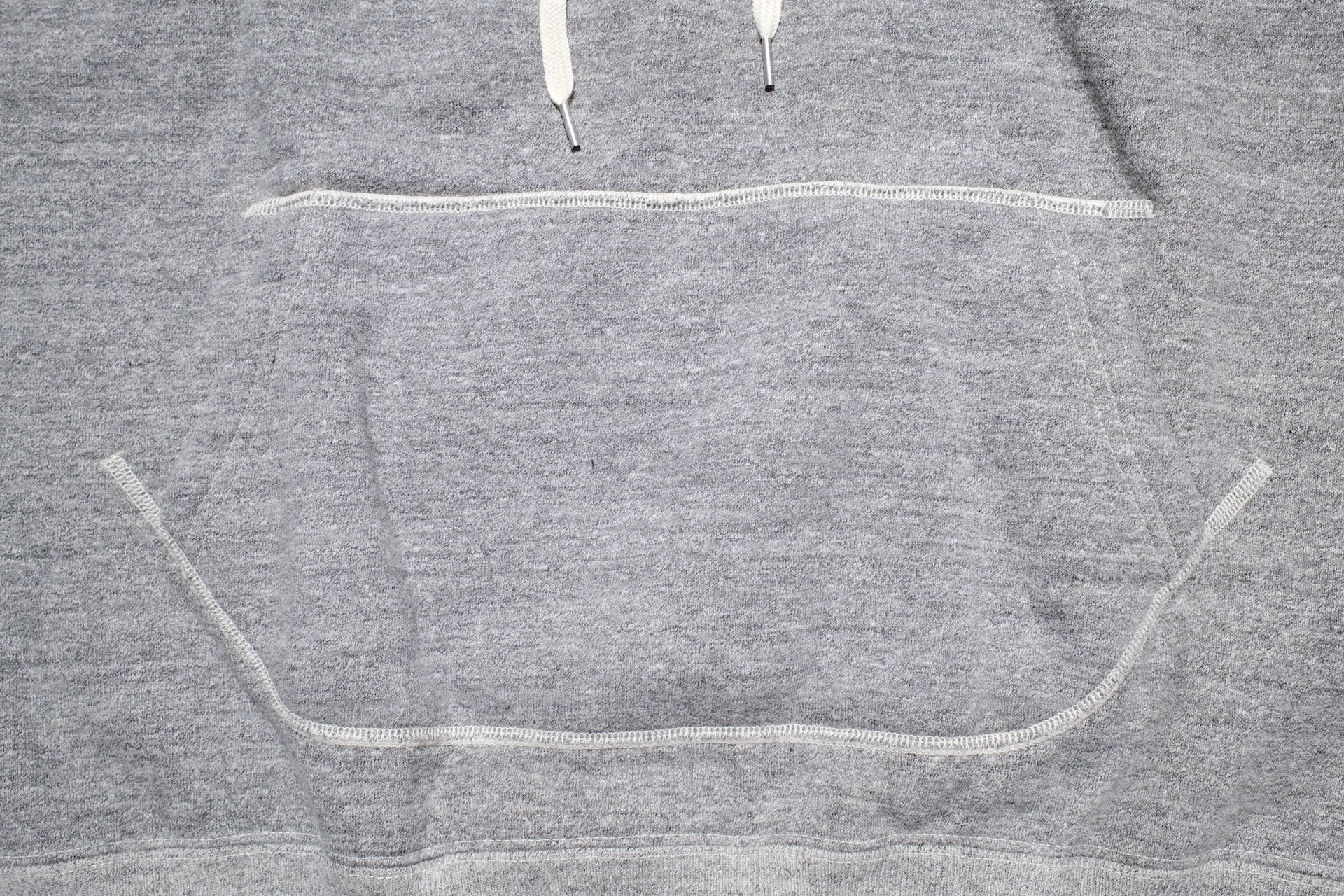 RAGGY CLOTHING 14oz “Pound Cake” Loopwheeled Pullover (Mottle Grey)