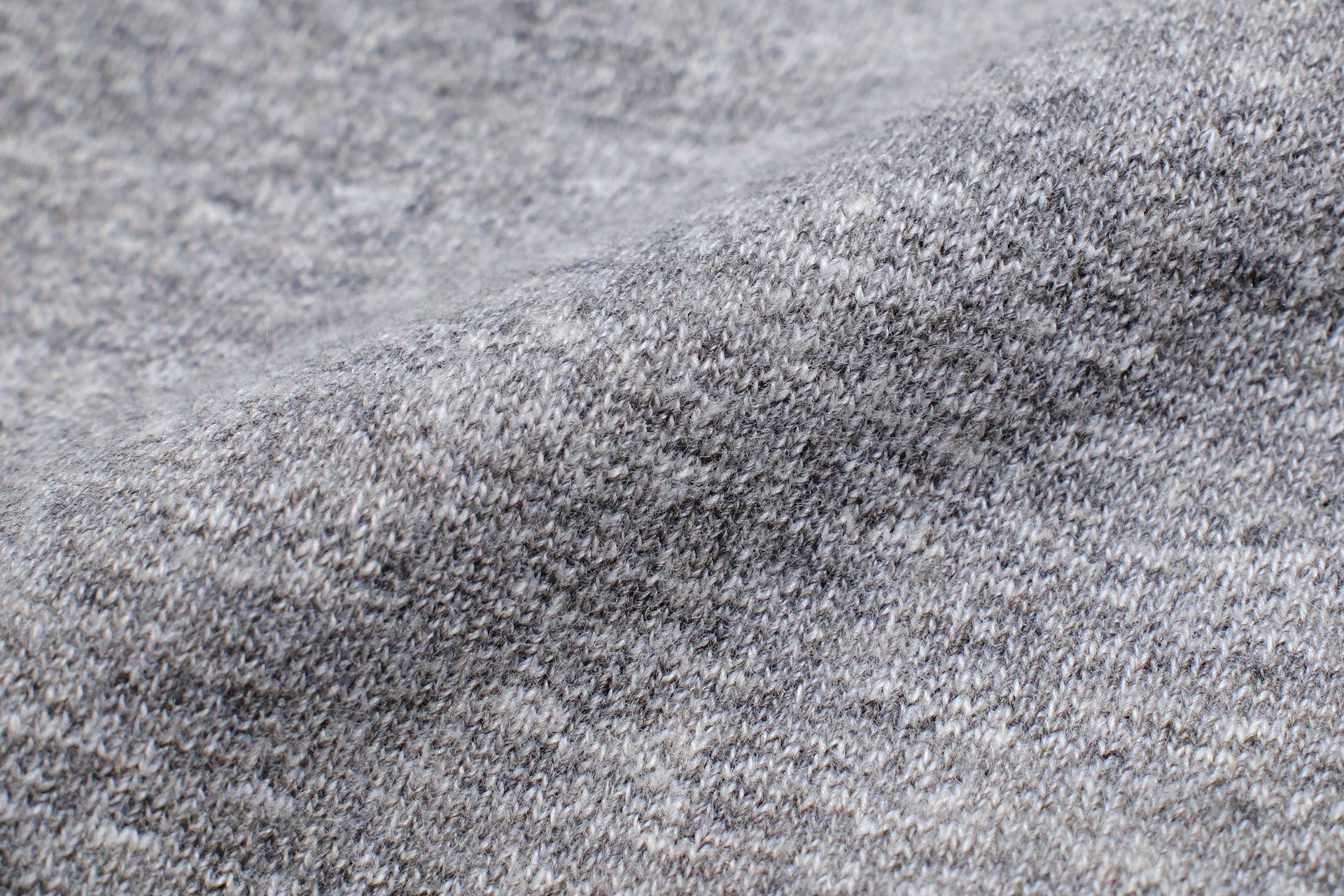 RAGGY CLOTHING 14oz “Pound Cake” Loopwheeled Pullover (Mottle Grey)