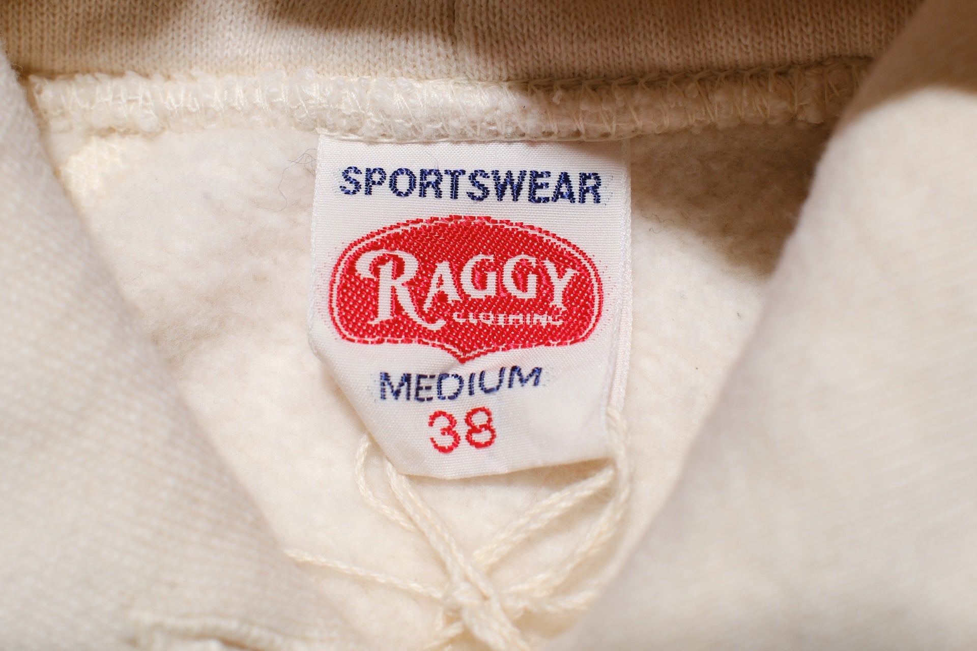 RAGGY CLOTHING 14oz “Pound Cake” Loopwheeled Pullover (Natural)