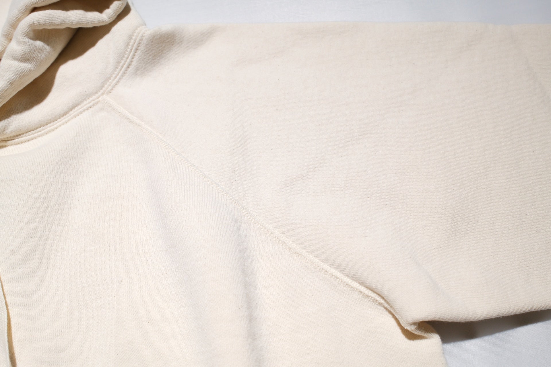 RAGGY CLOTHING 14oz “Pound Cake” Loopwheeled Pullover (Natural)