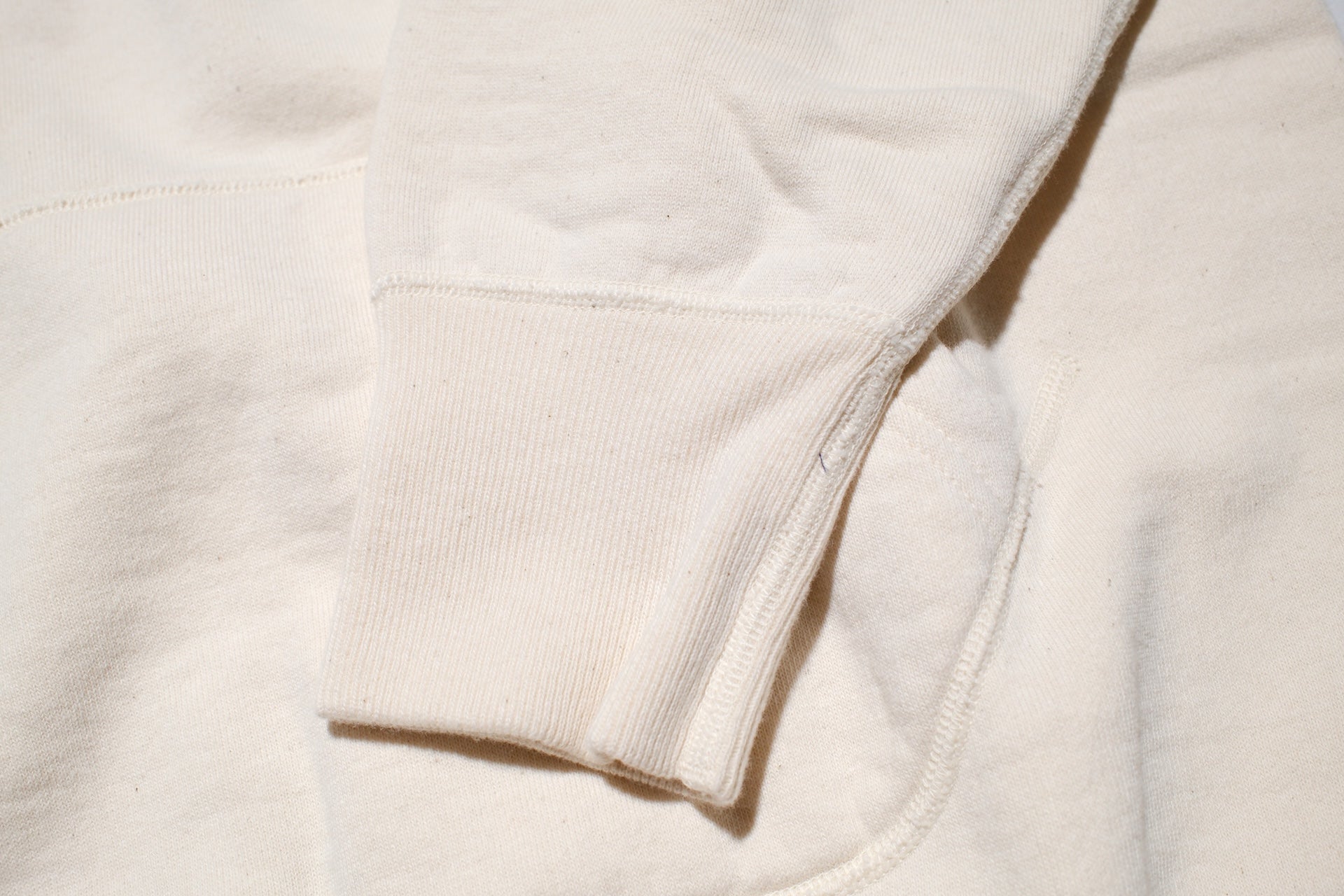 RAGGY CLOTHING 14oz “Pound Cake” Loopwheeled Pullover (Natural)