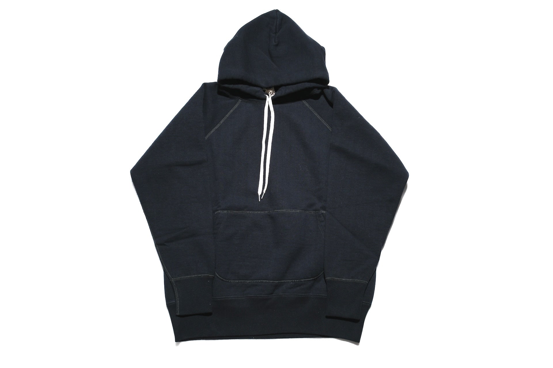 RAGGY CLOTHING 14oz “Pound Cake” Loopwheeled Pullover (Solid Black)