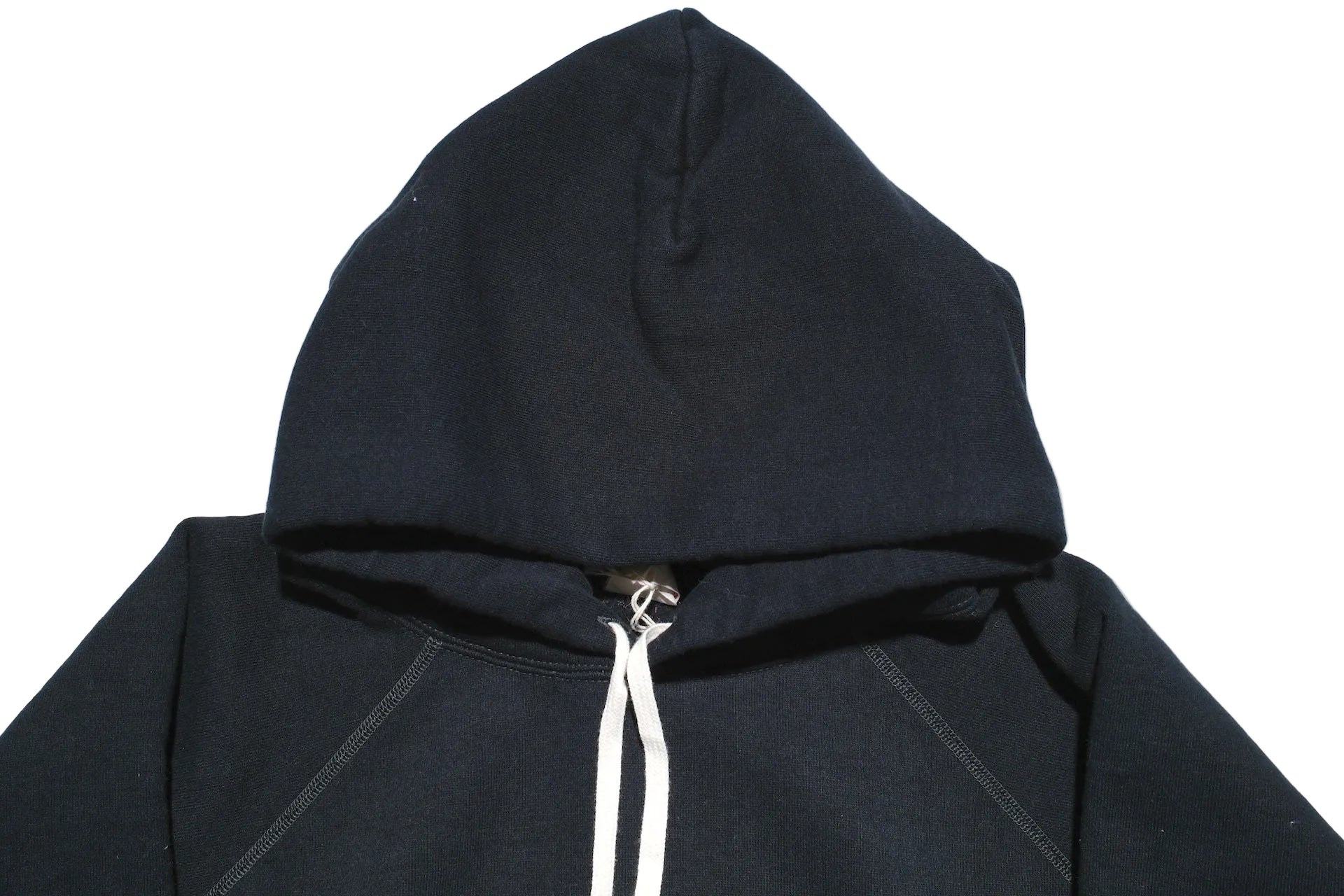 RAGGY CLOTHING 14oz “Pound Cake” Loopwheeled Pullover (Solid Black)