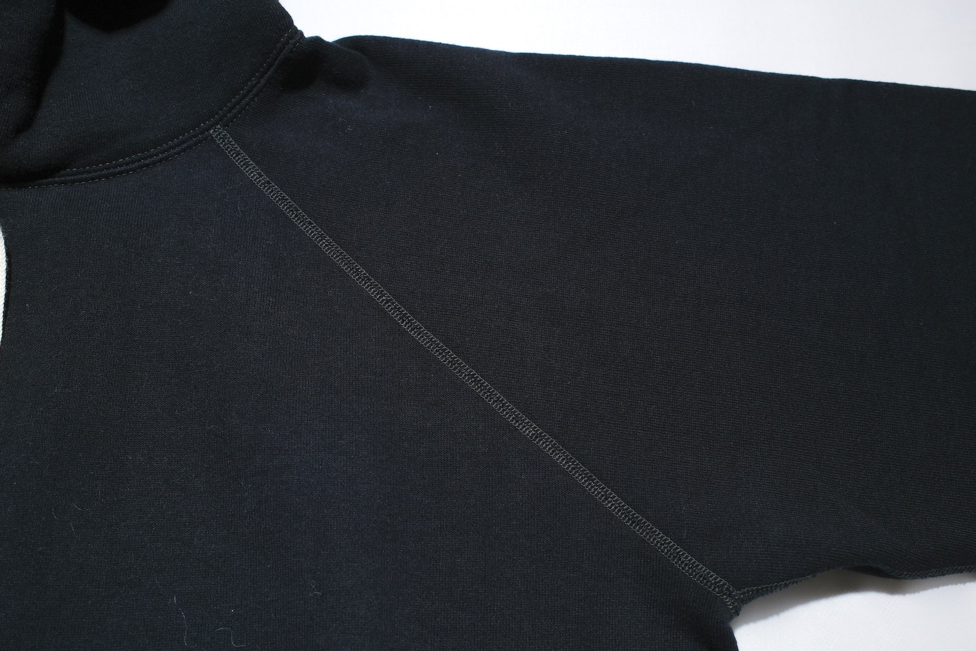 RAGGY CLOTHING 14oz “Pound Cake” Loopwheeled Pullover (Solid Black)