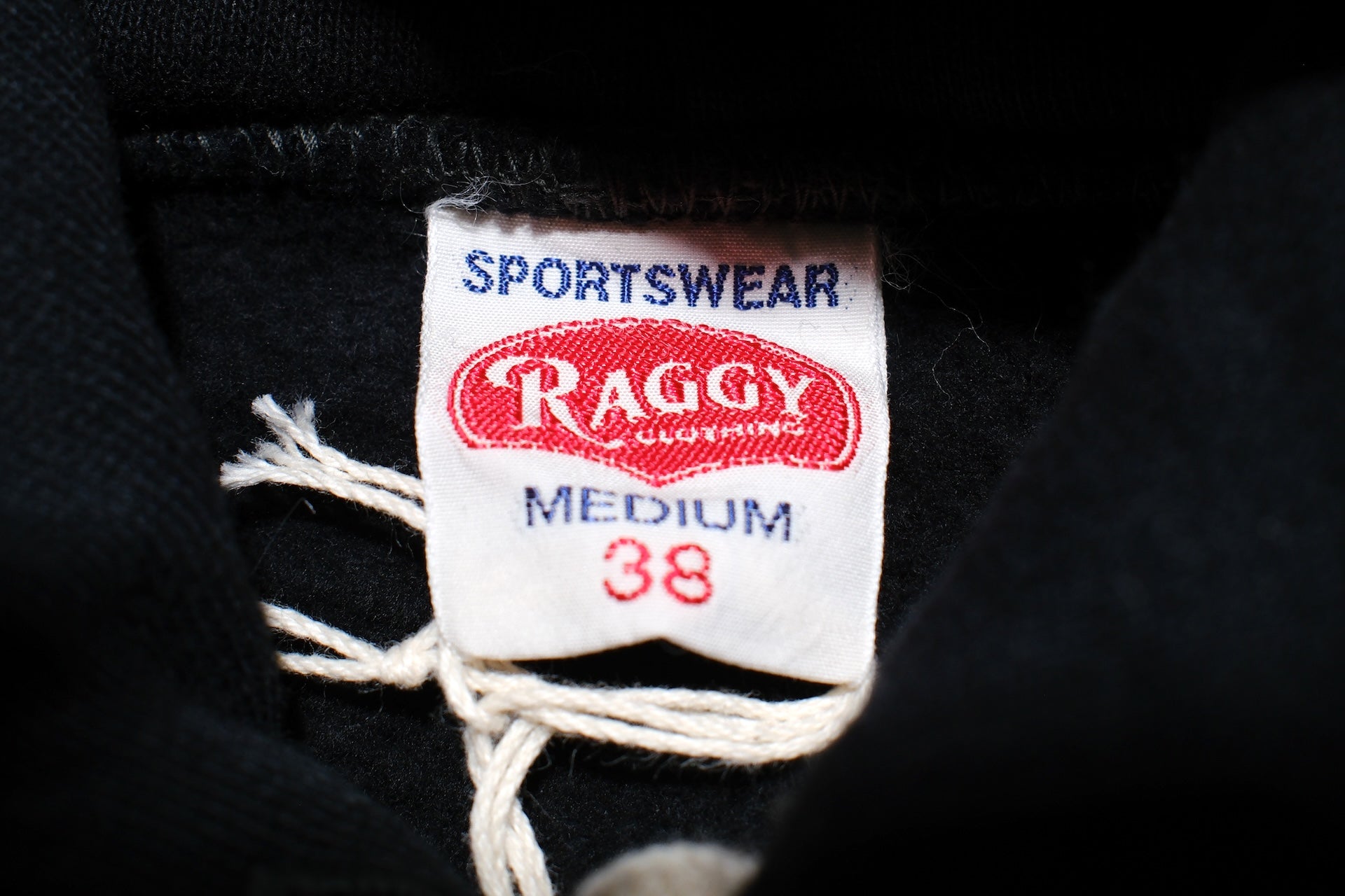 RAGGY CLOTHING 14oz “Pound Cake” Loopwheeled Pullover (Solid Black)