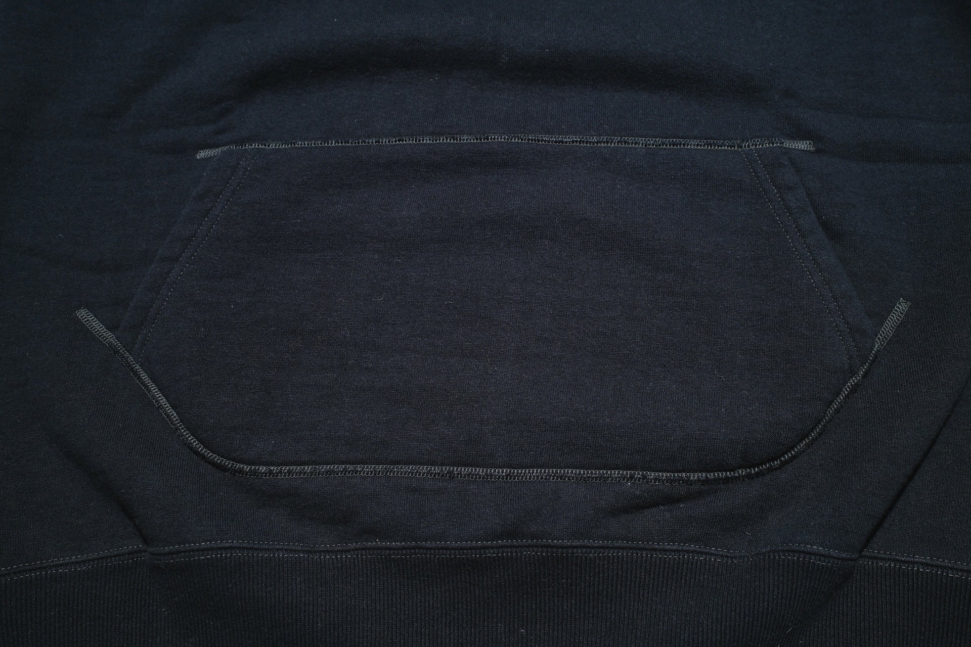 RAGGY CLOTHING 14oz “Pound Cake” Loopwheeled Pullover (Solid Black)