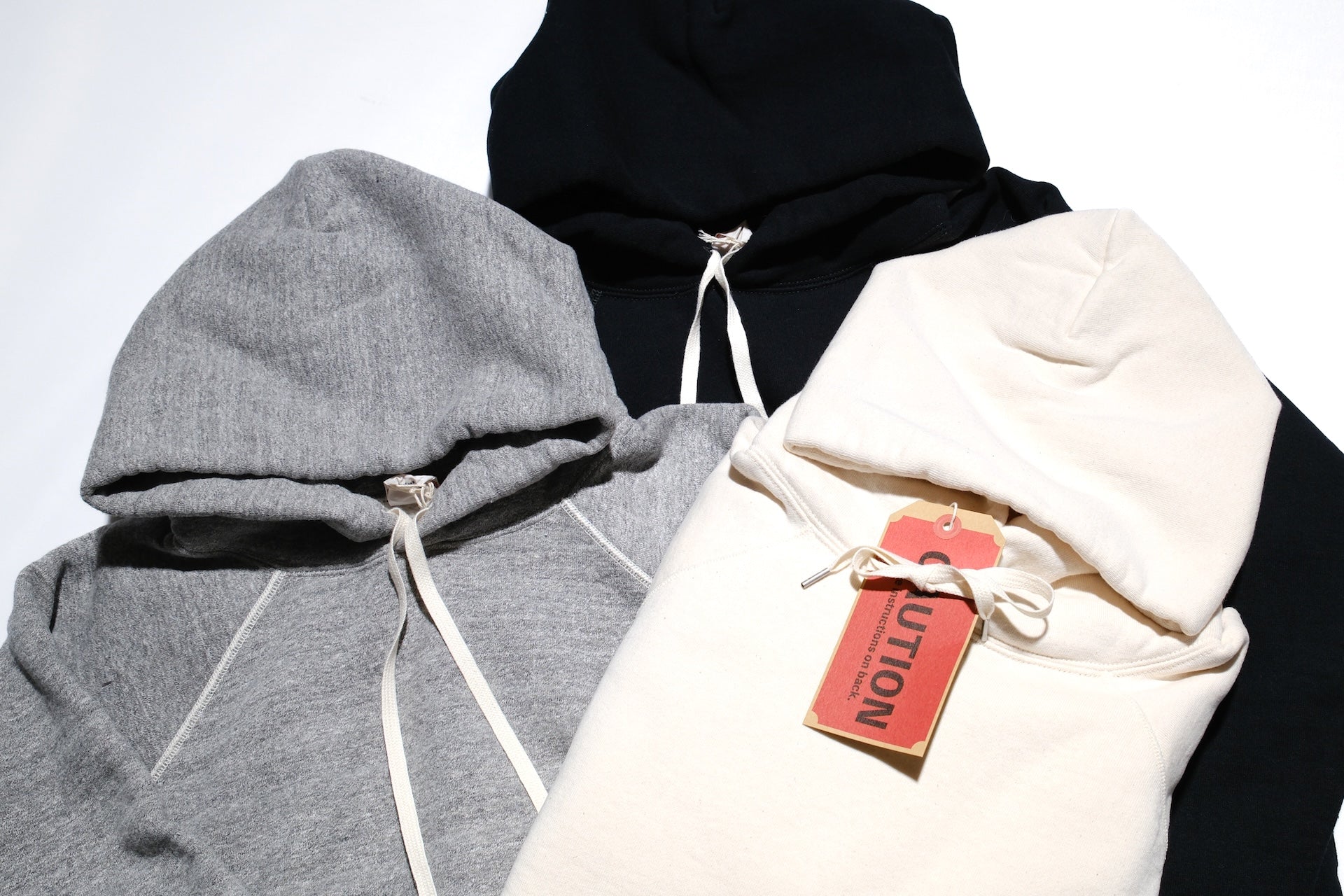 RAGGY CLOTHING 14oz “Pound Cake” Loopwheeled Pullover (Mottle Grey)