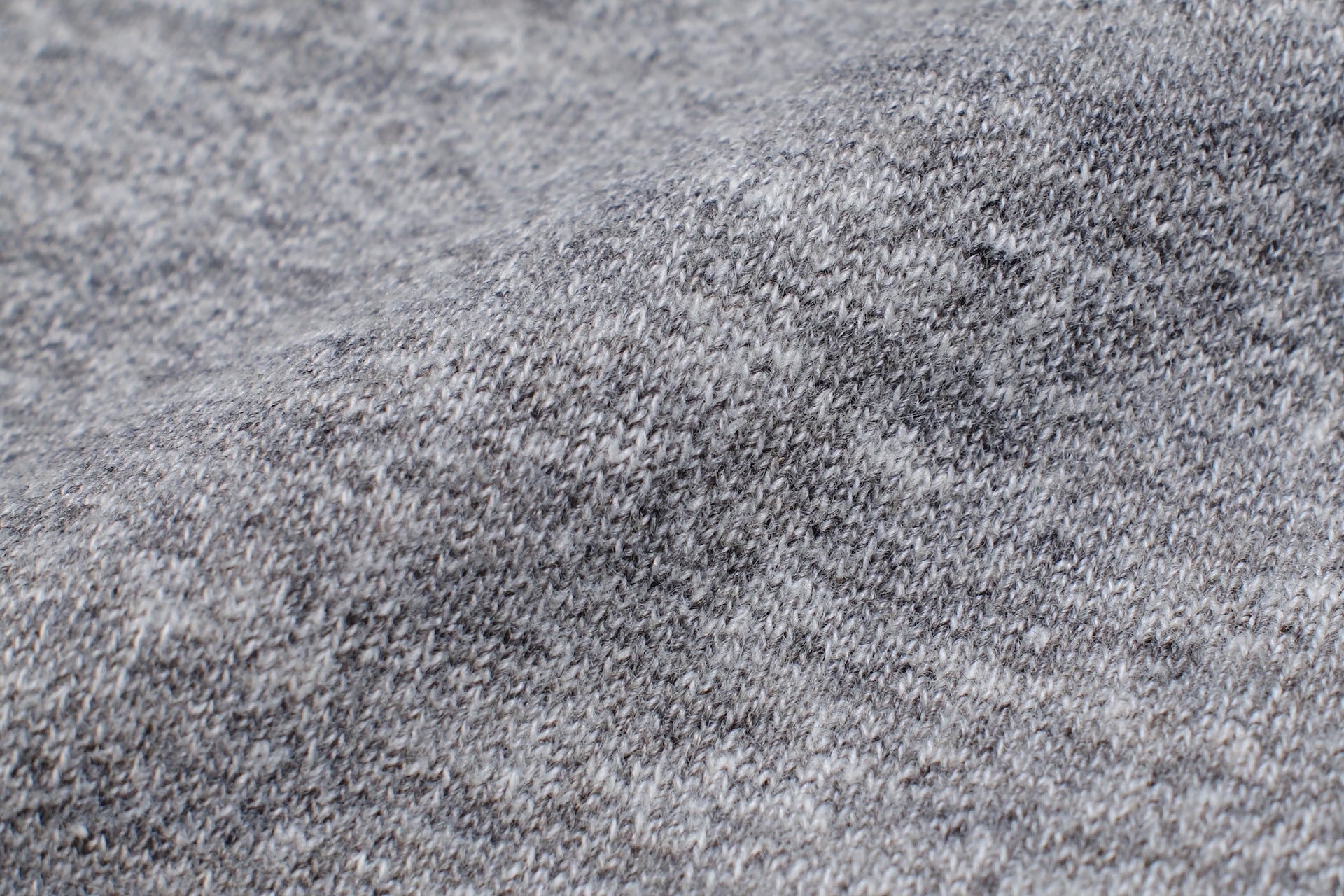 RAGGY CLOTHING 14oz “Pound Cake” Loopwheeled Sweatshirt (Mottled Grey)