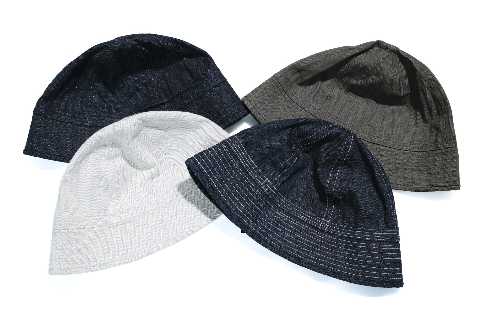 Samurai 13oz HBT Denim Sailor’s Hat (Olive)