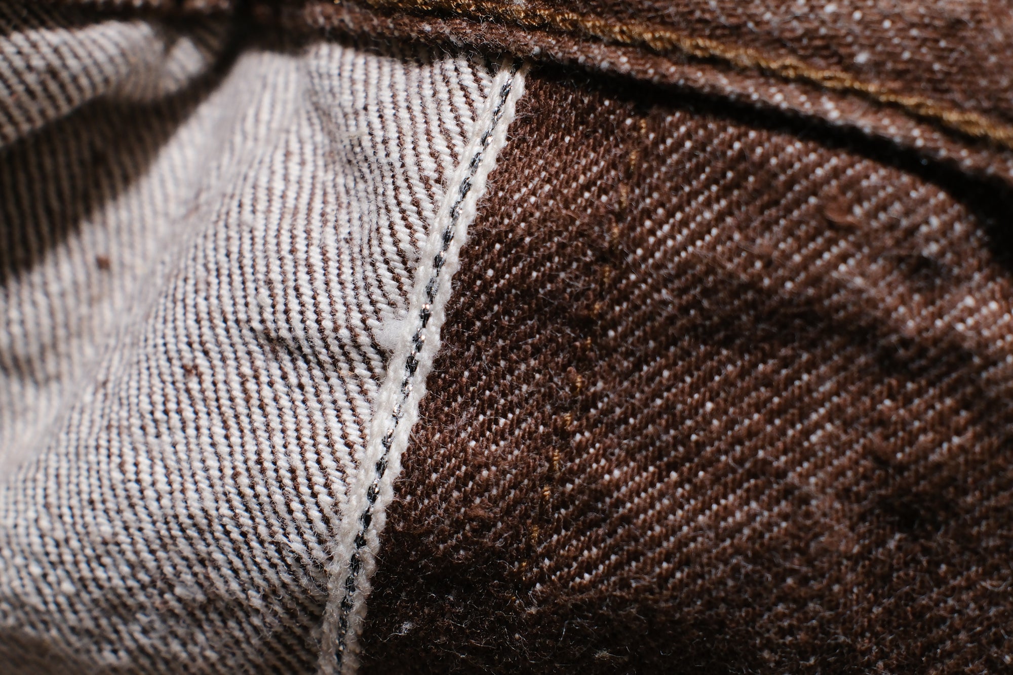 Samurai 15oz “Kanoko Brown” Modified Type 2 Denim Jacket