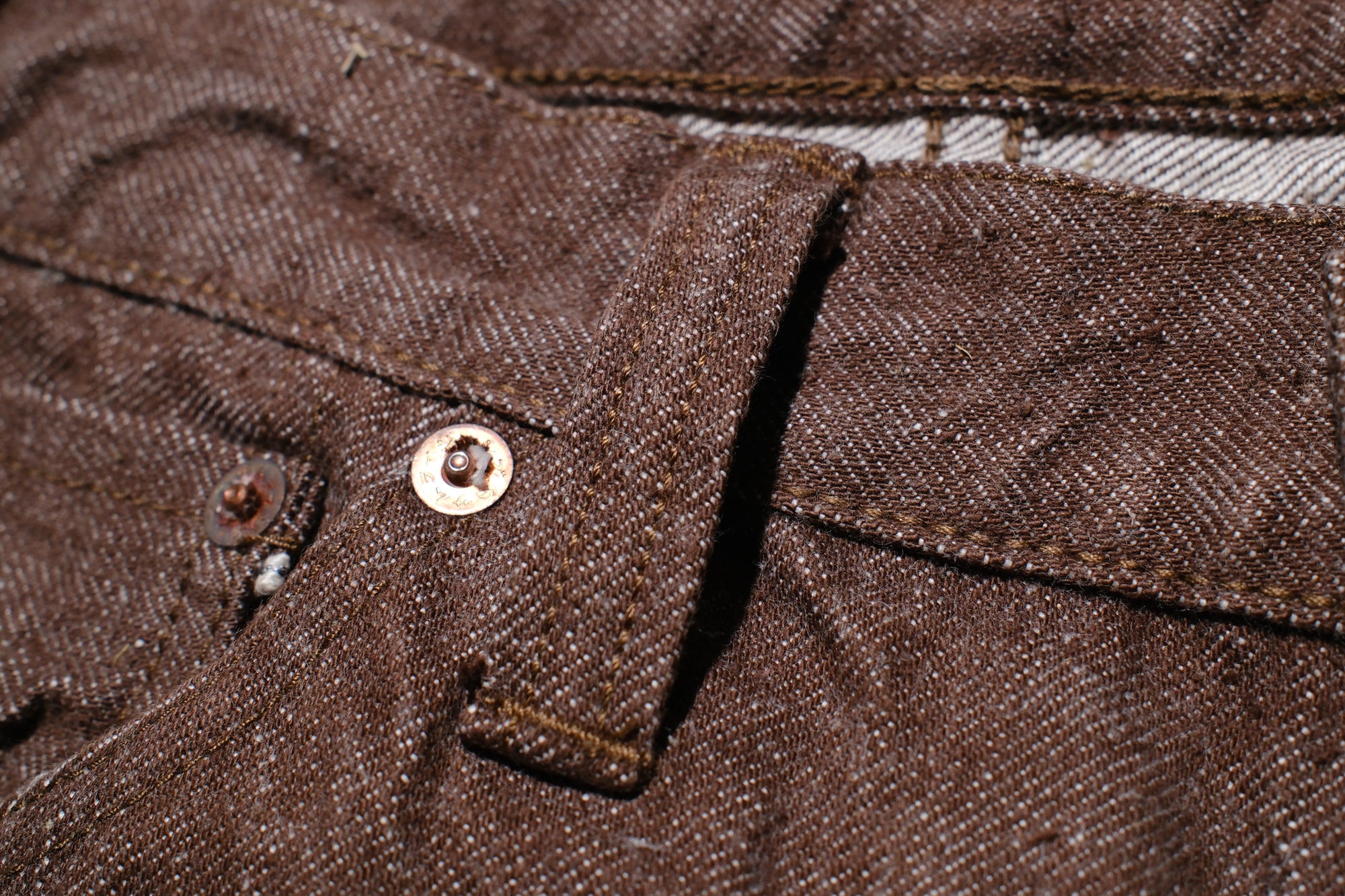Samurai 15oz “Kanoko Brown” S0150BRX Denim (Regular Straight Fit)