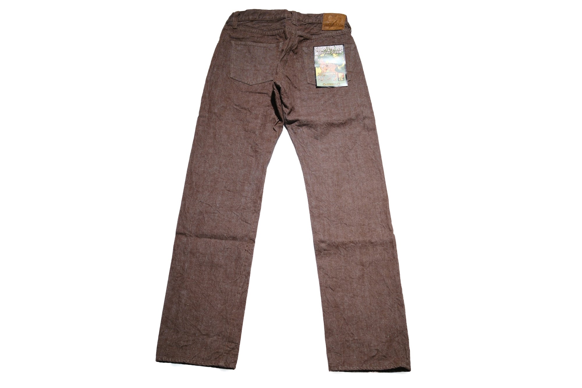 Samurai 15oz “Kanoko Brown” S0150BRX Denim (Regular Straight Fit)