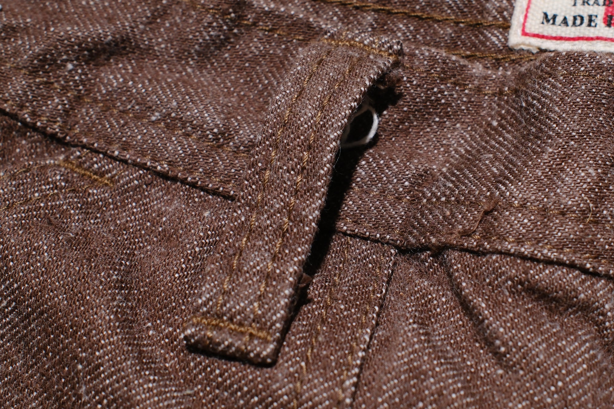 Samurai 15oz “Kanoko Brown” Denim Baker Pants