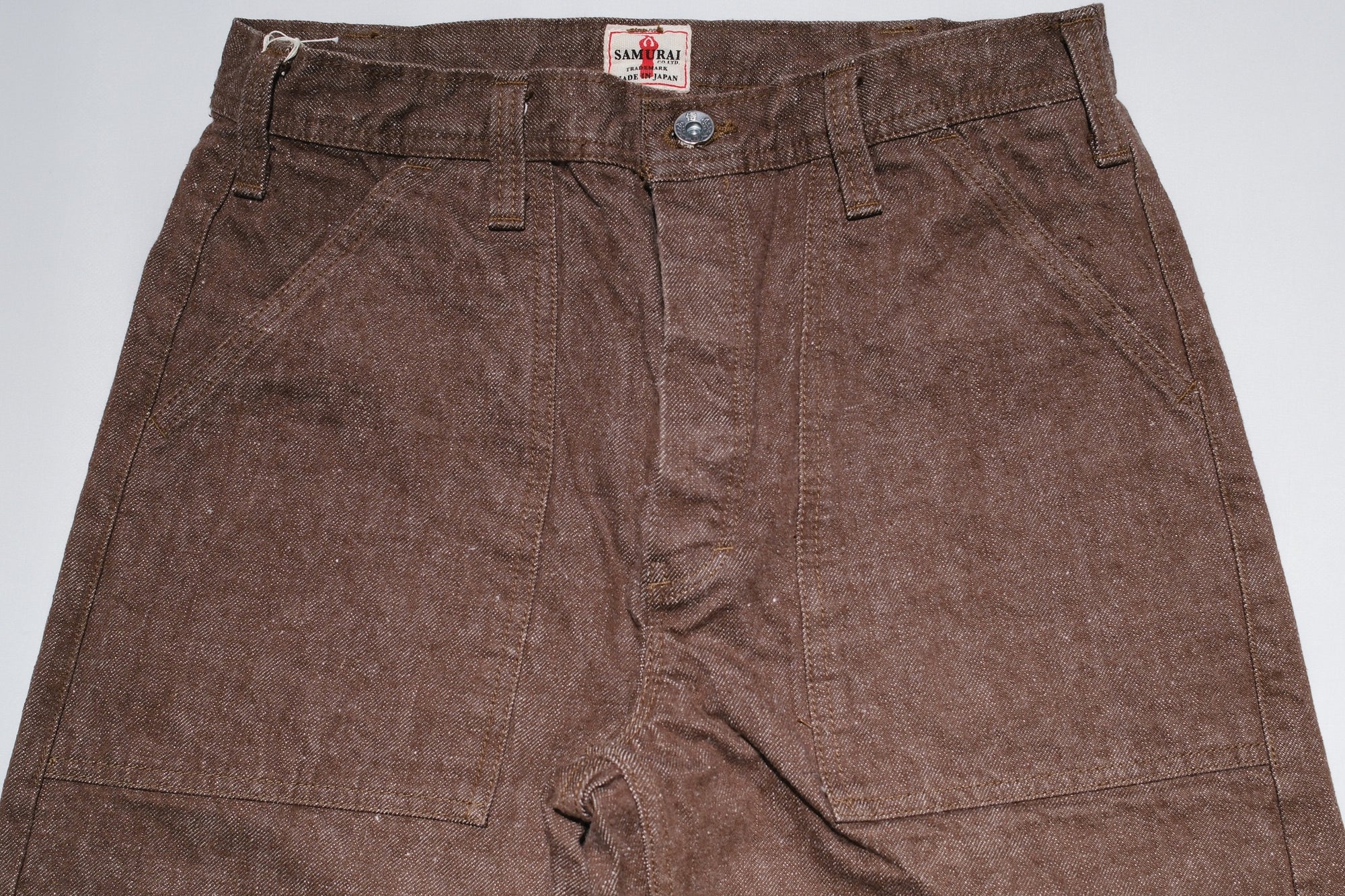 Samurai 15oz “Kanoko Brown” Denim Baker Pants