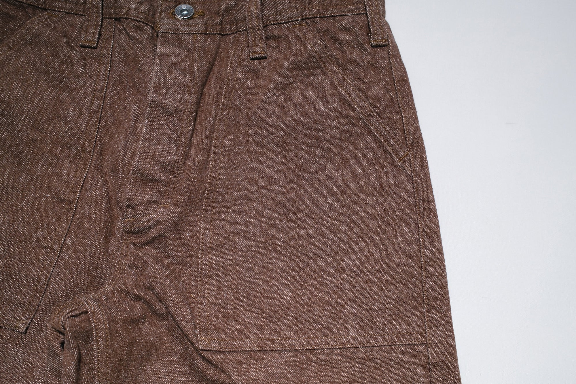 Samurai 15oz “Kanoko Brown” Denim Baker Pants