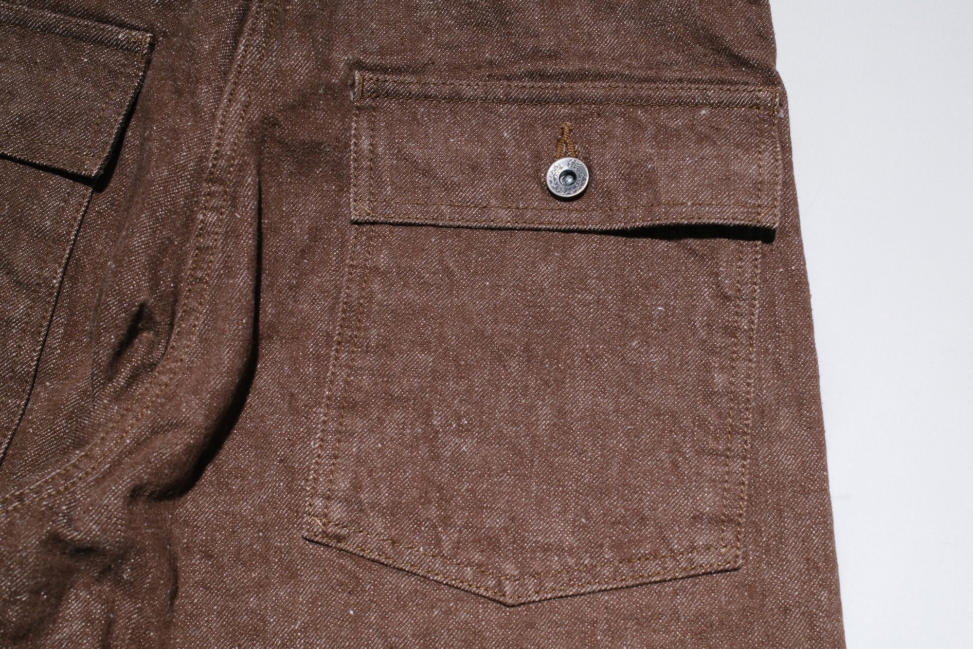 Samurai 15oz “Kanoko Brown” Denim Baker Pants