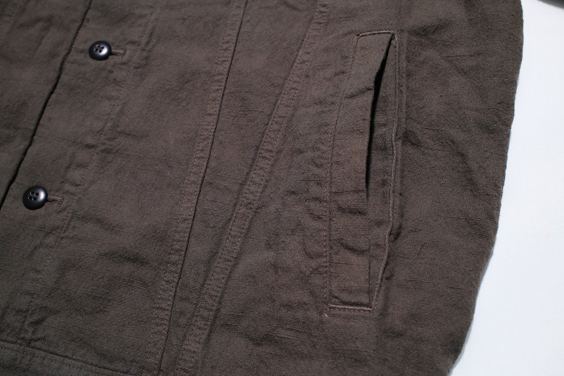 Samurai 10oz Tropical Weather Dobby Trucker Jacket (Sumi Black)