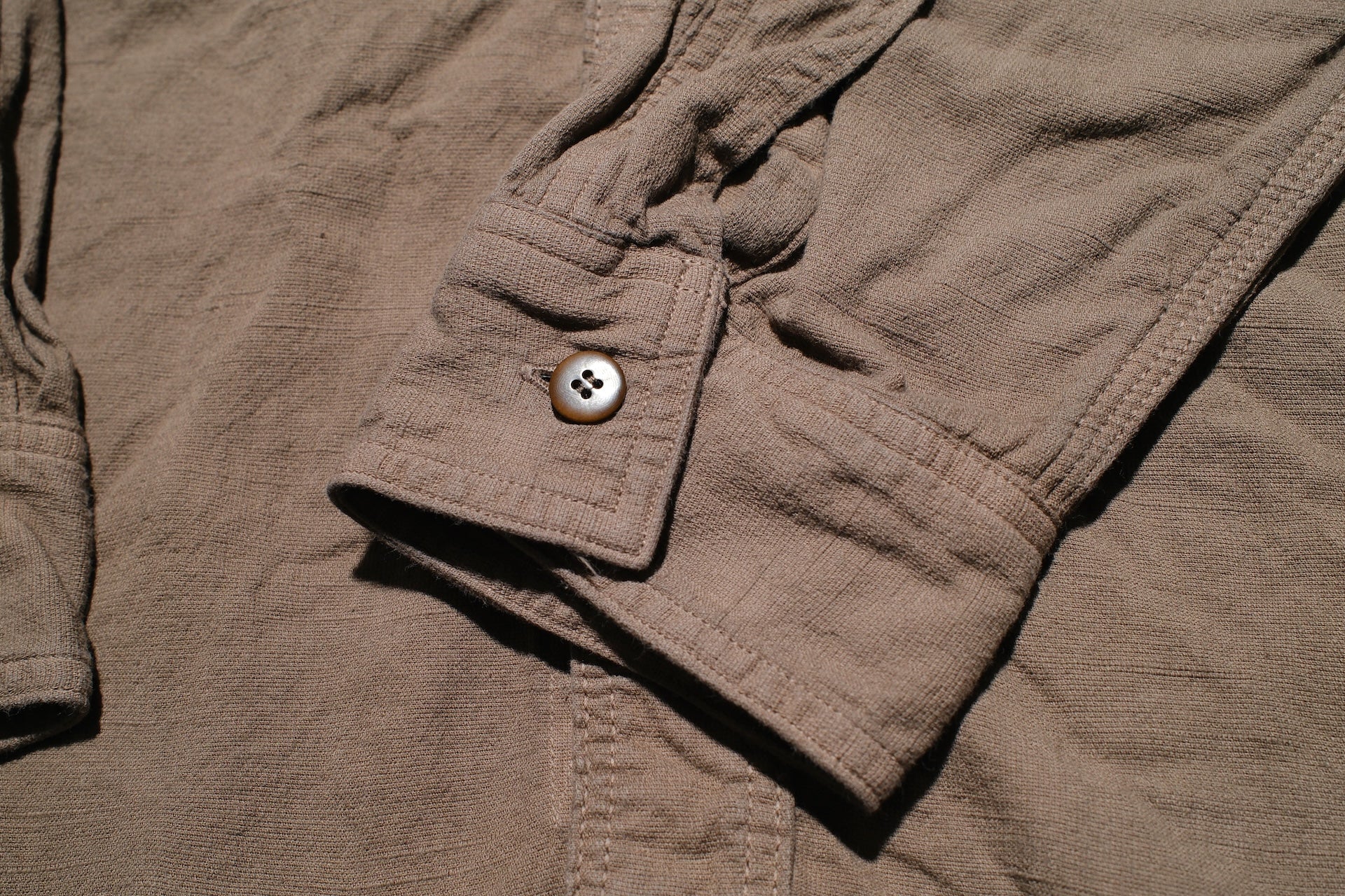 Samurai 10oz Tropical Weather Dobby “Overseas Edition” Military Shirt (Olive)