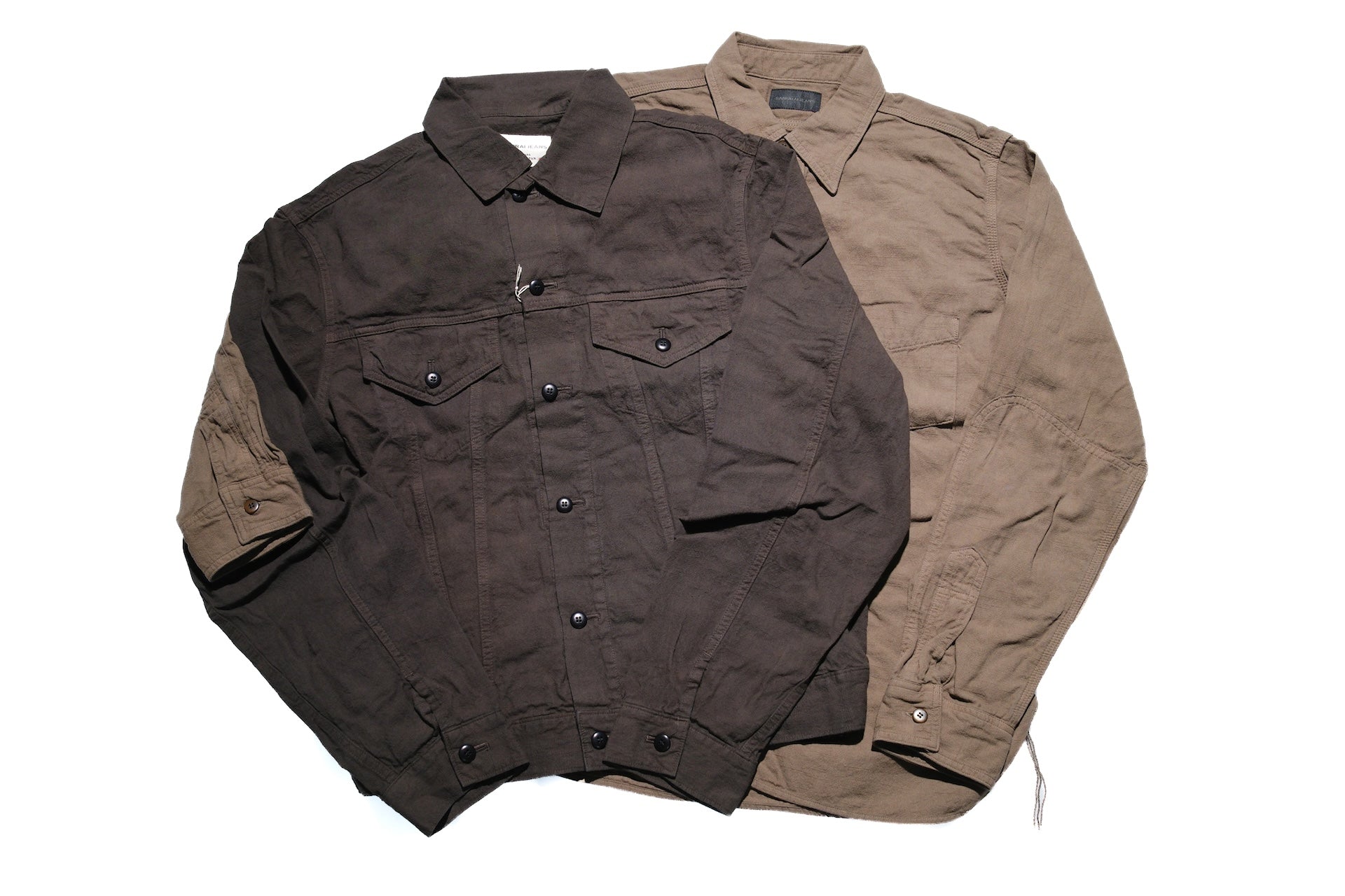 Samurai 10oz Tropical Weather Dobby Trucker Jacket (Sumi Black)