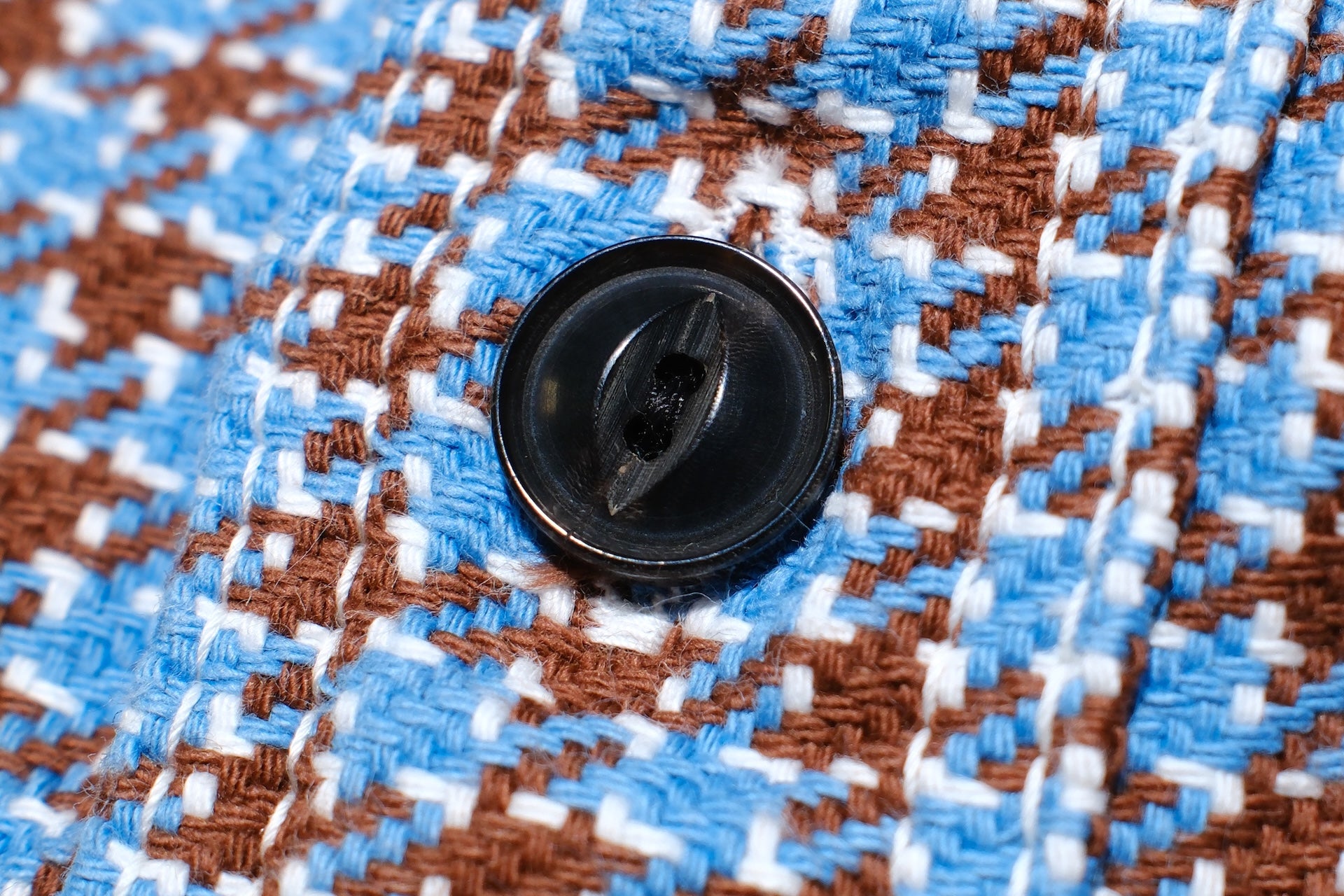Samurai Indigo Dyed Heavyweight “Overseas Edition” Flannel Workshirt (Cheese Brown)