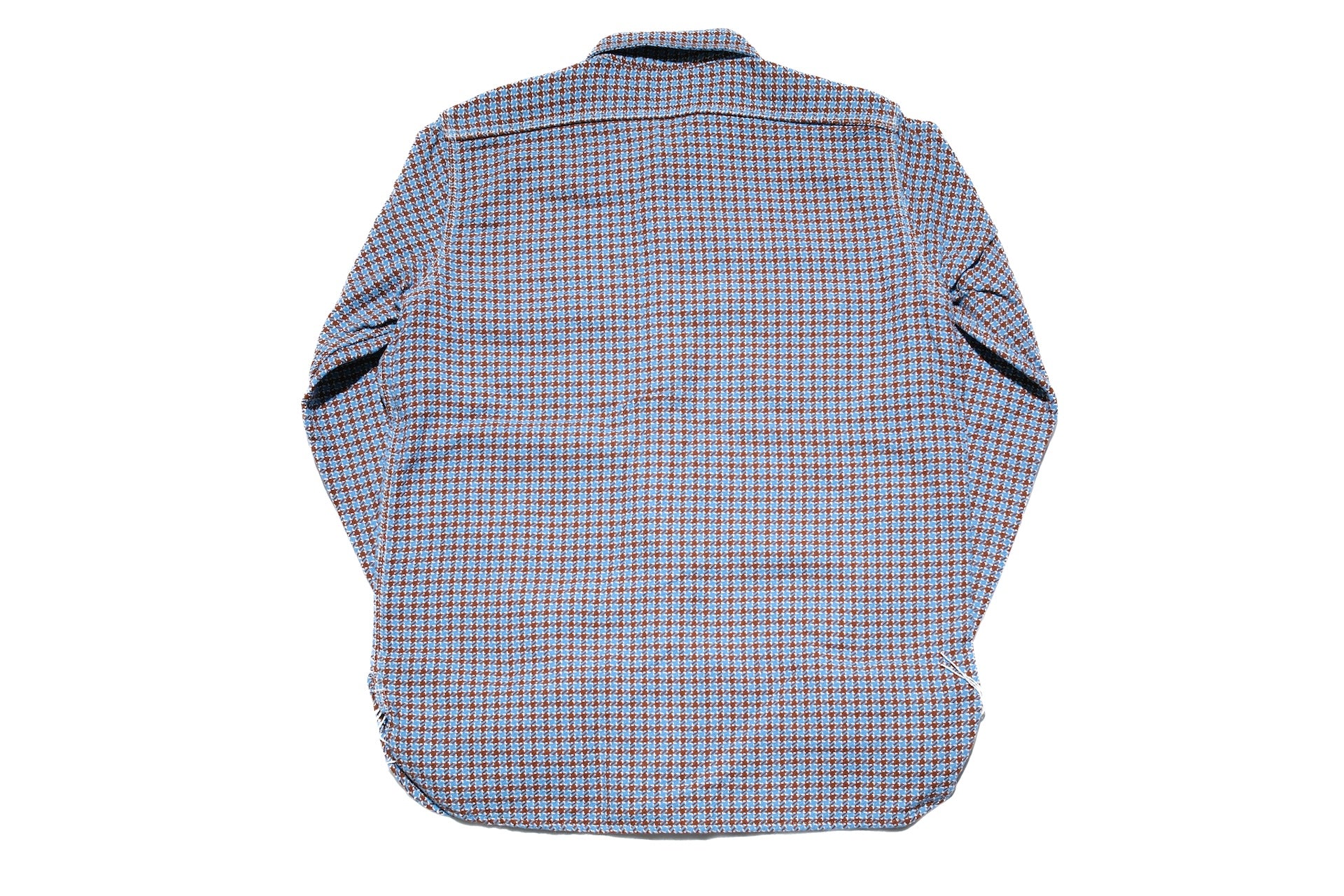 Samurai Indigo Dyed Heavyweight “Overseas Edition” Flannel Workshirt (Cheese Brown)