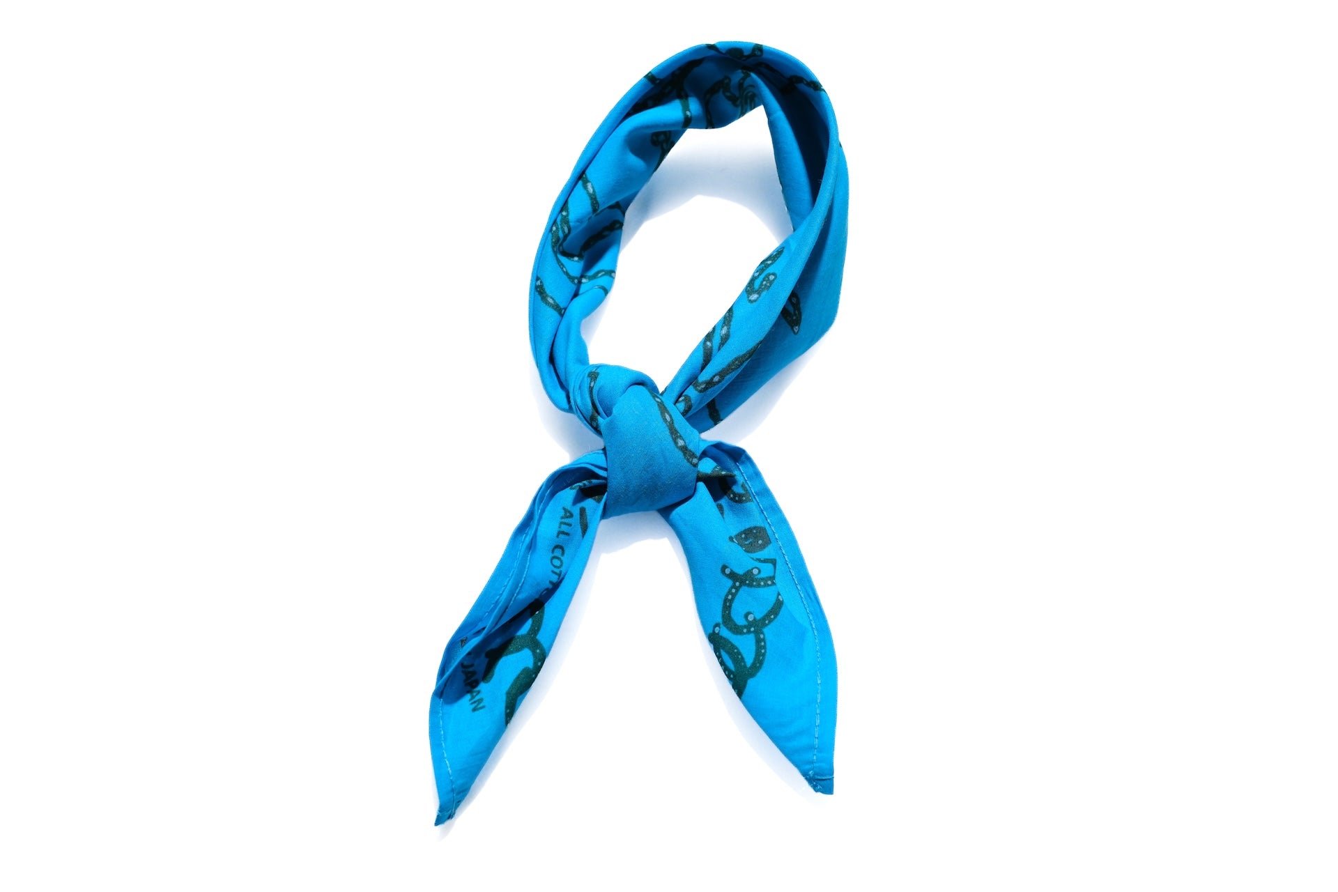 Samurai “Chains of Horses” Bandana  (Turquoise)
