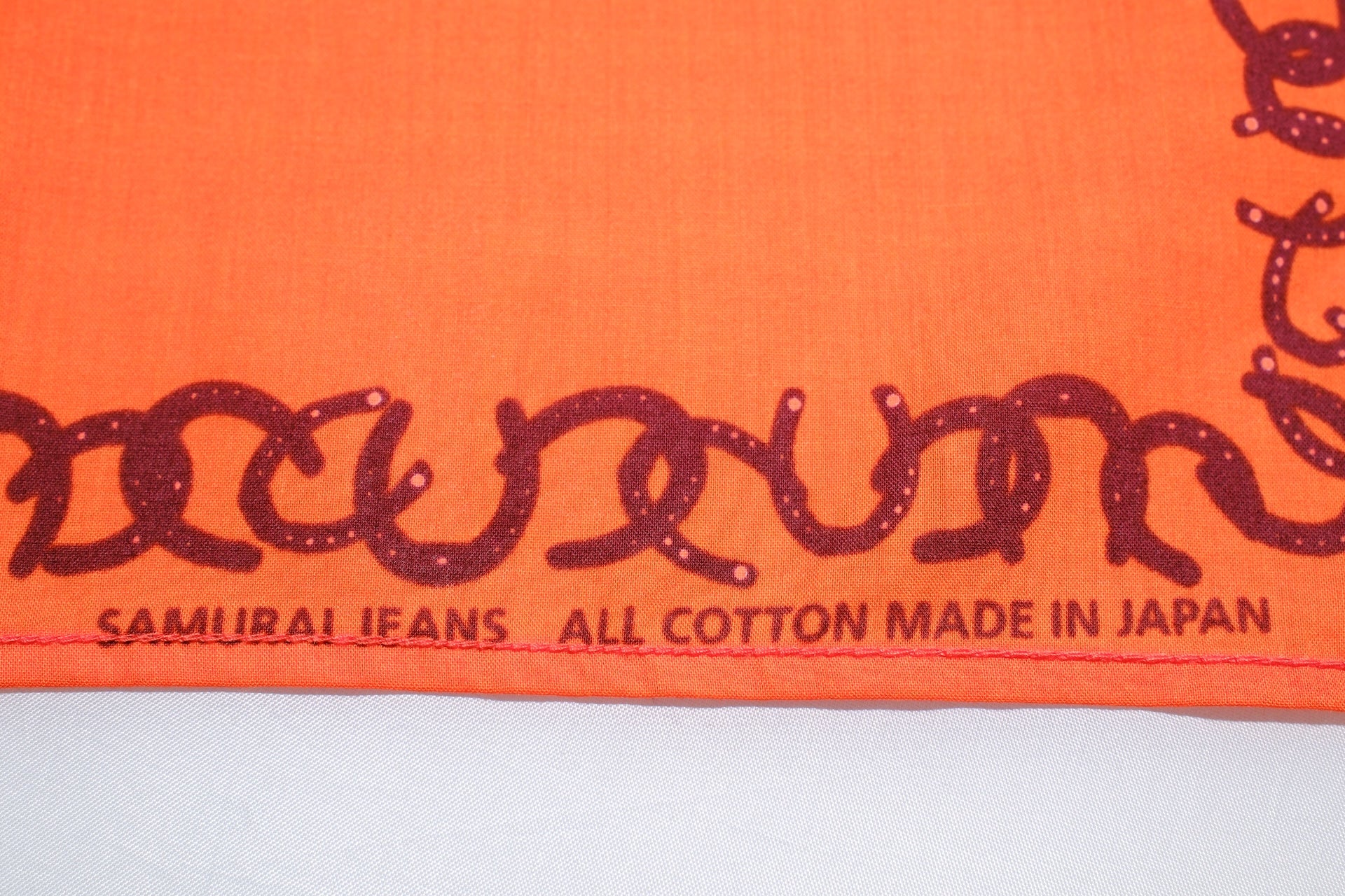 Samurai “Chains of Horses” Bandana  (Orange)