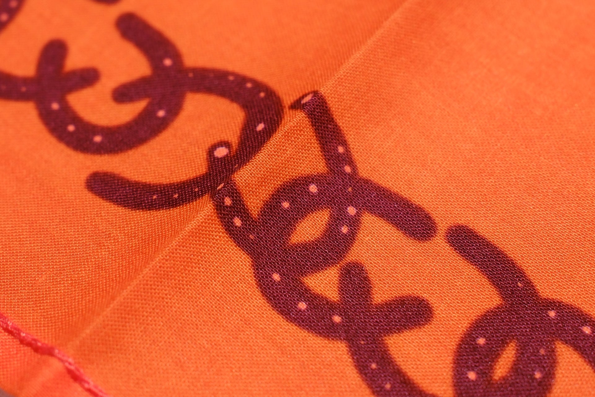 Samurai “Chains of Horses” Bandana  (Orange)